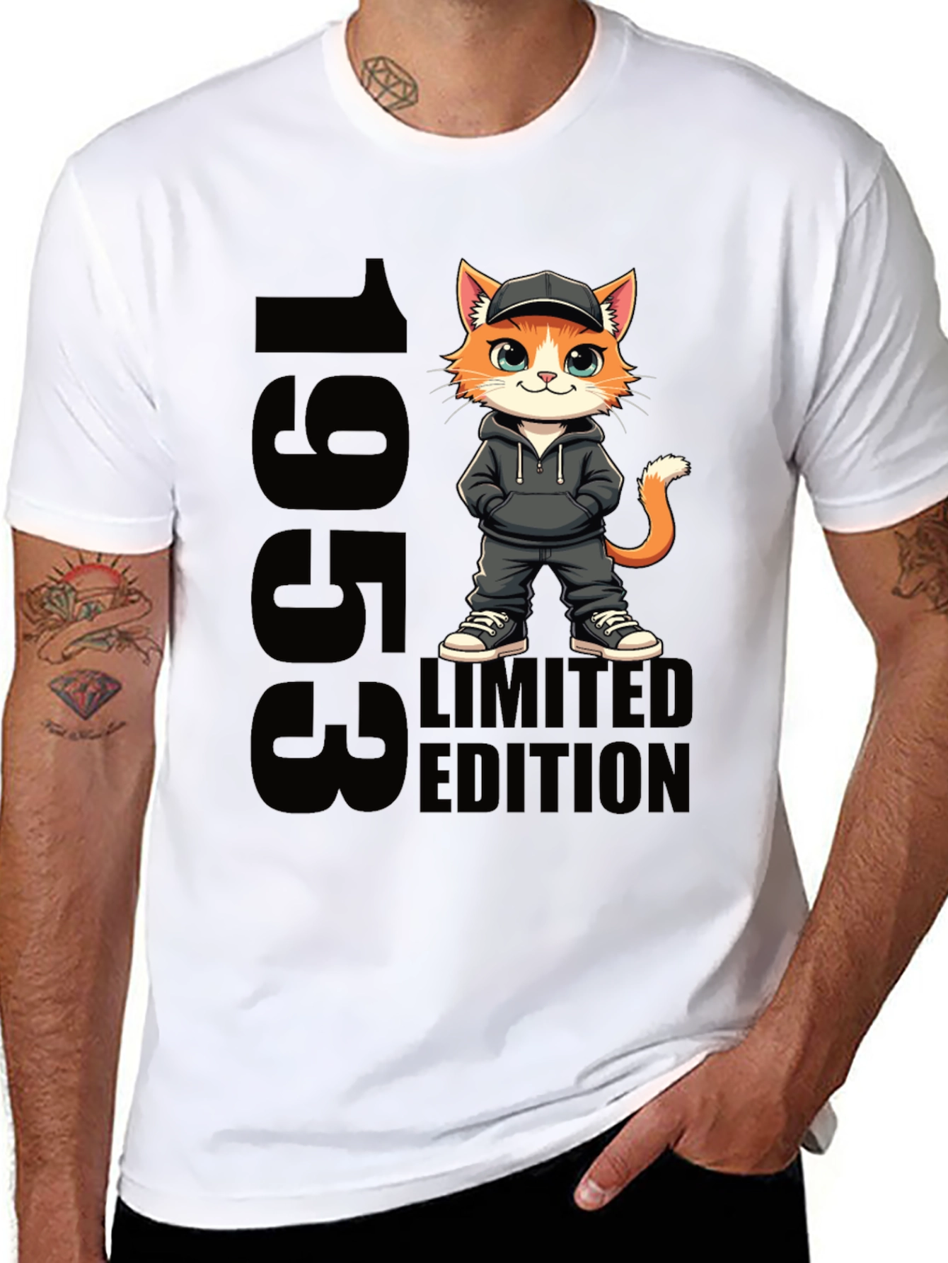1953 Limited Edition Cat Graphic T-Shirt