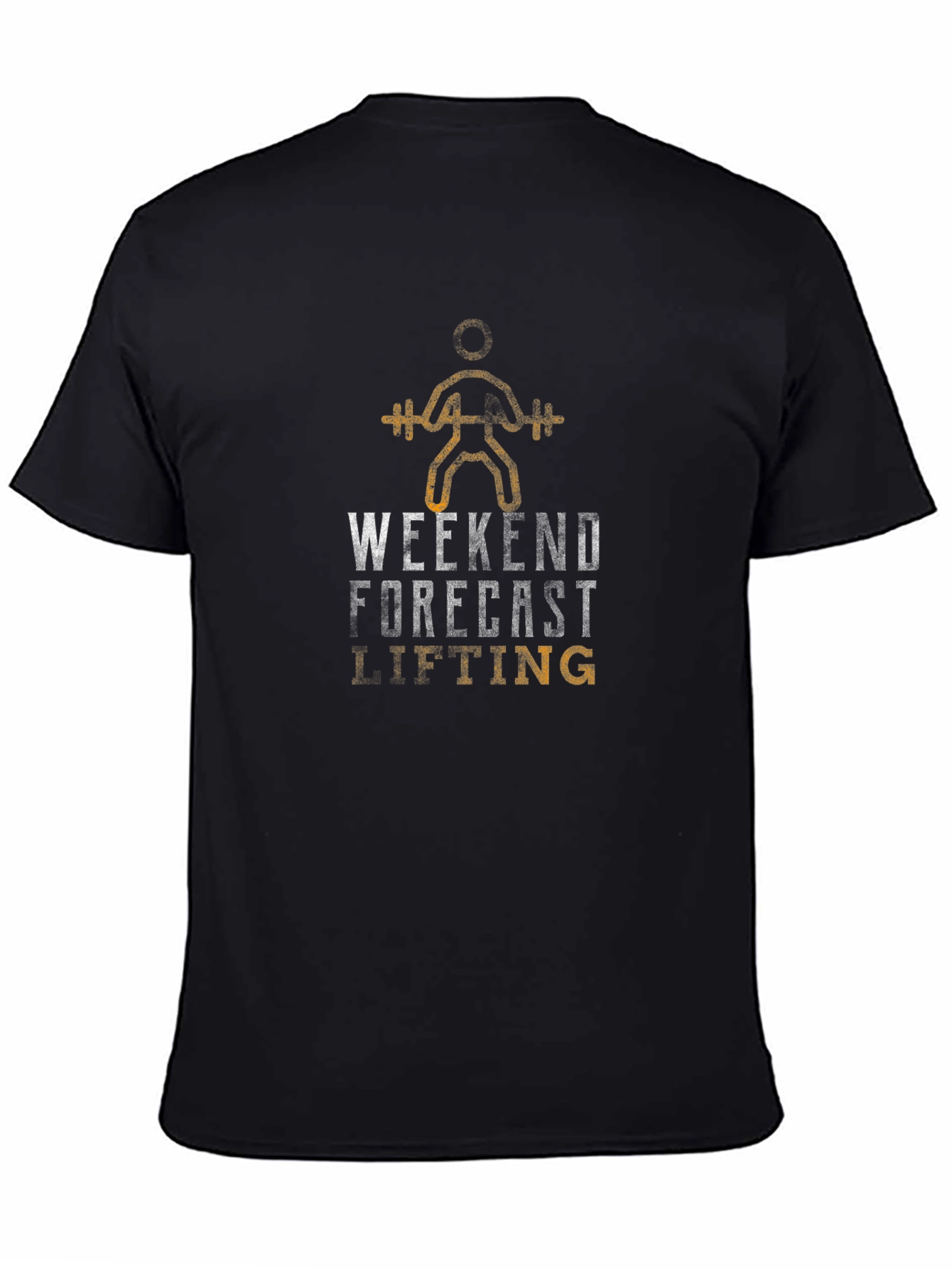 Weekend Forecast Lifting Black Graphic Tee