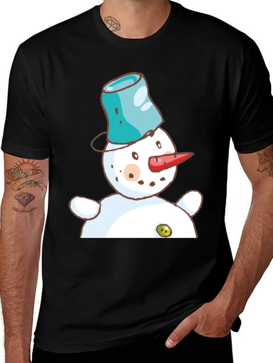 Snowman T-Shirt: Whimsical Holiday Style