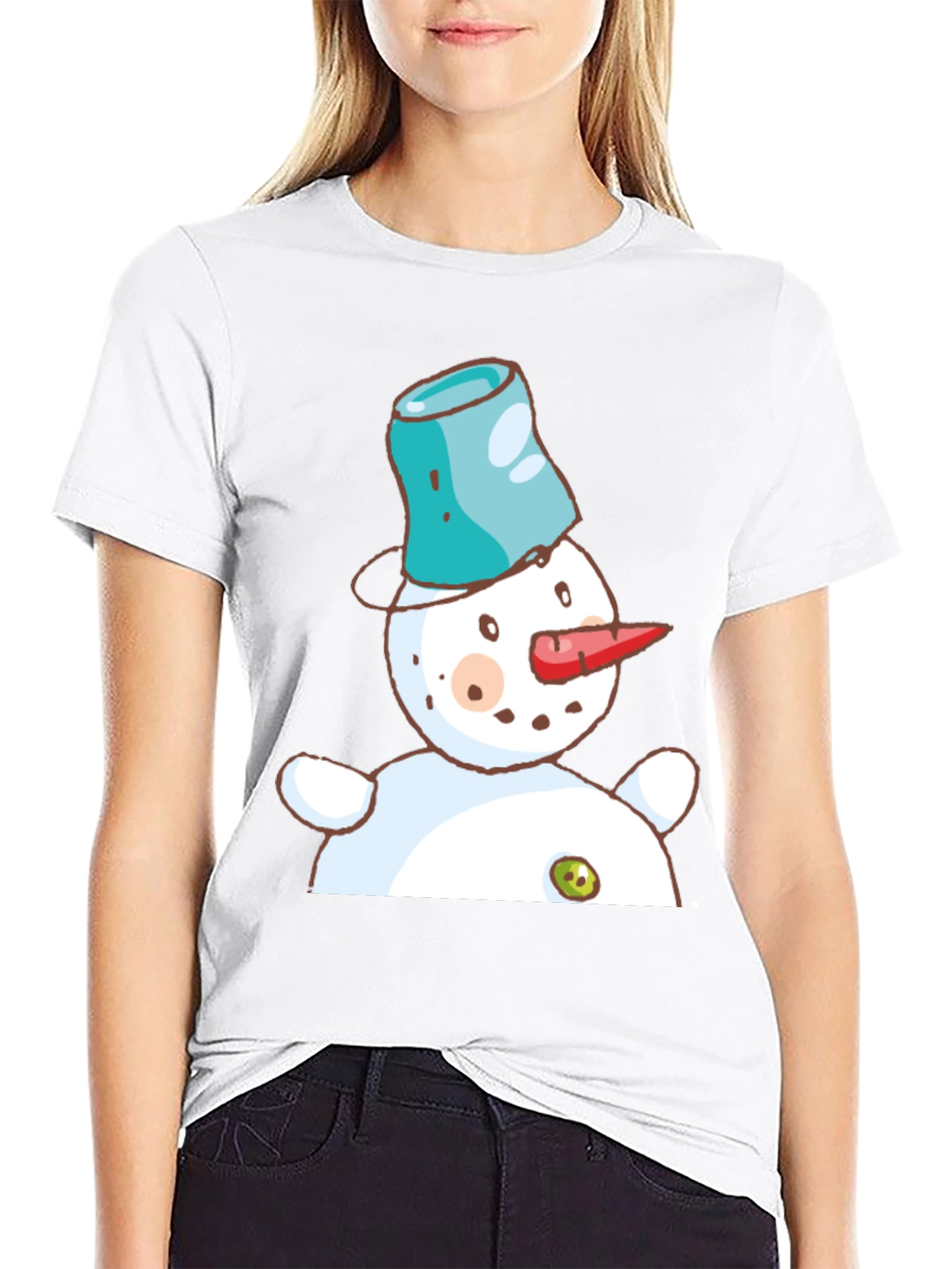 Snowman T-Shirt: Whimsical Holiday Style