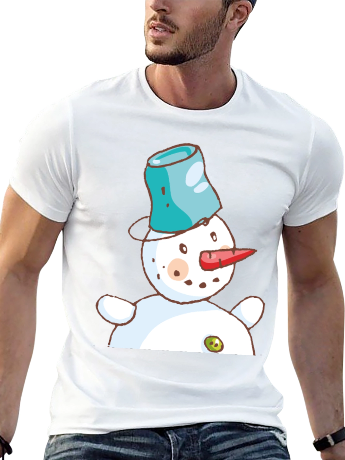 Snowman T-Shirt: Whimsical Holiday Style