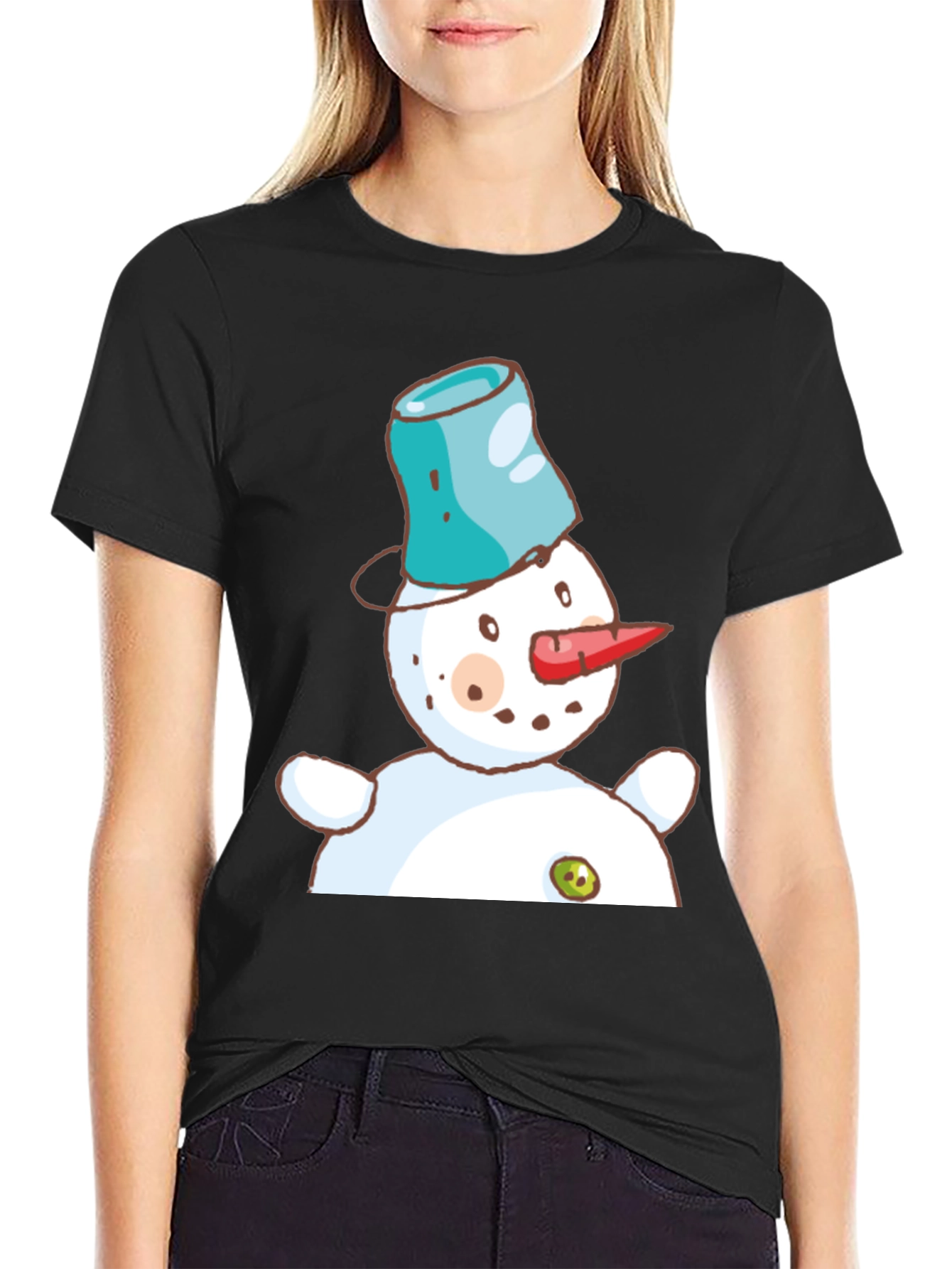Snowman T-Shirt: Whimsical Holiday Style