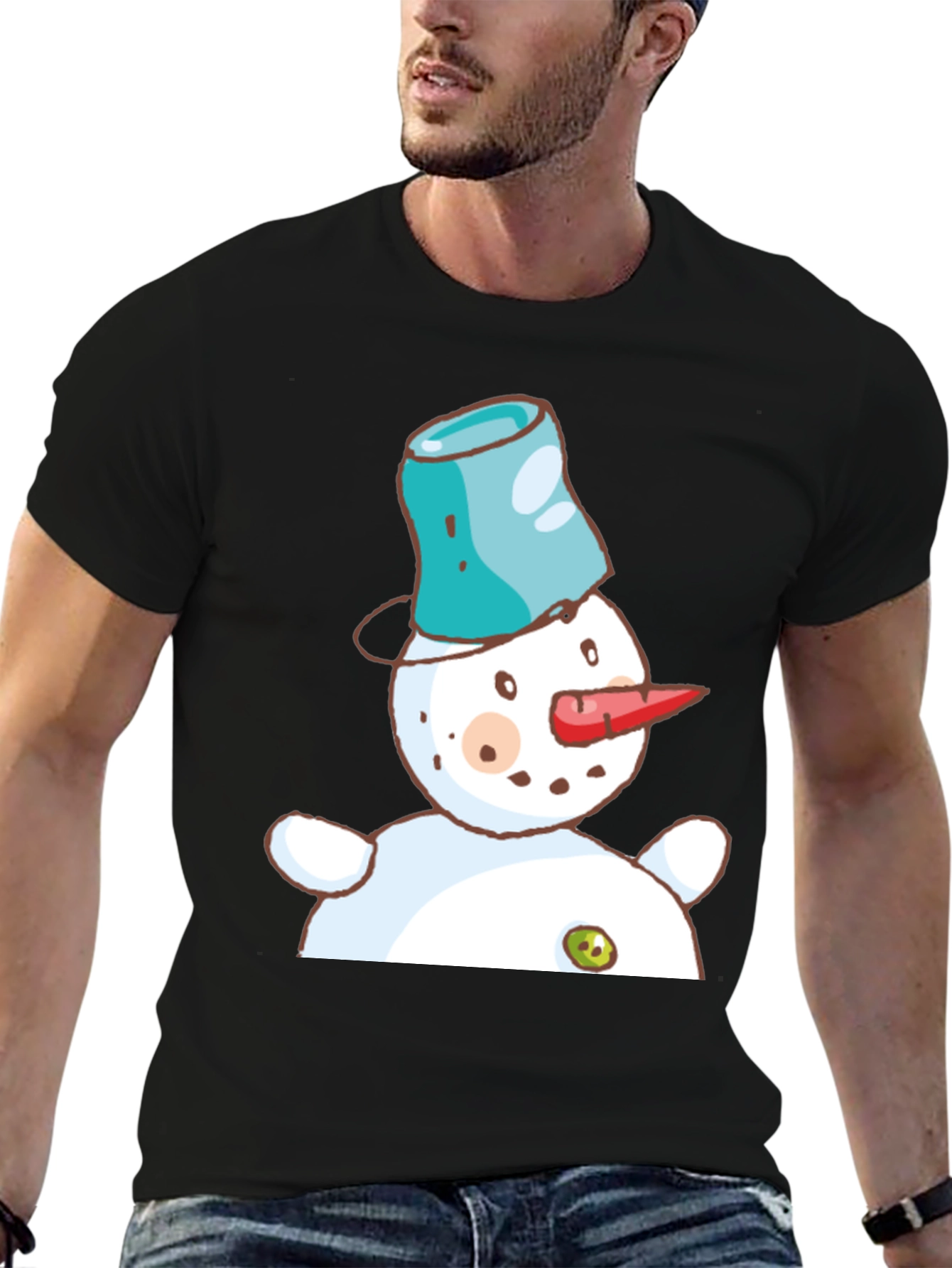 Snowman T-Shirt: Whimsical Holiday Style