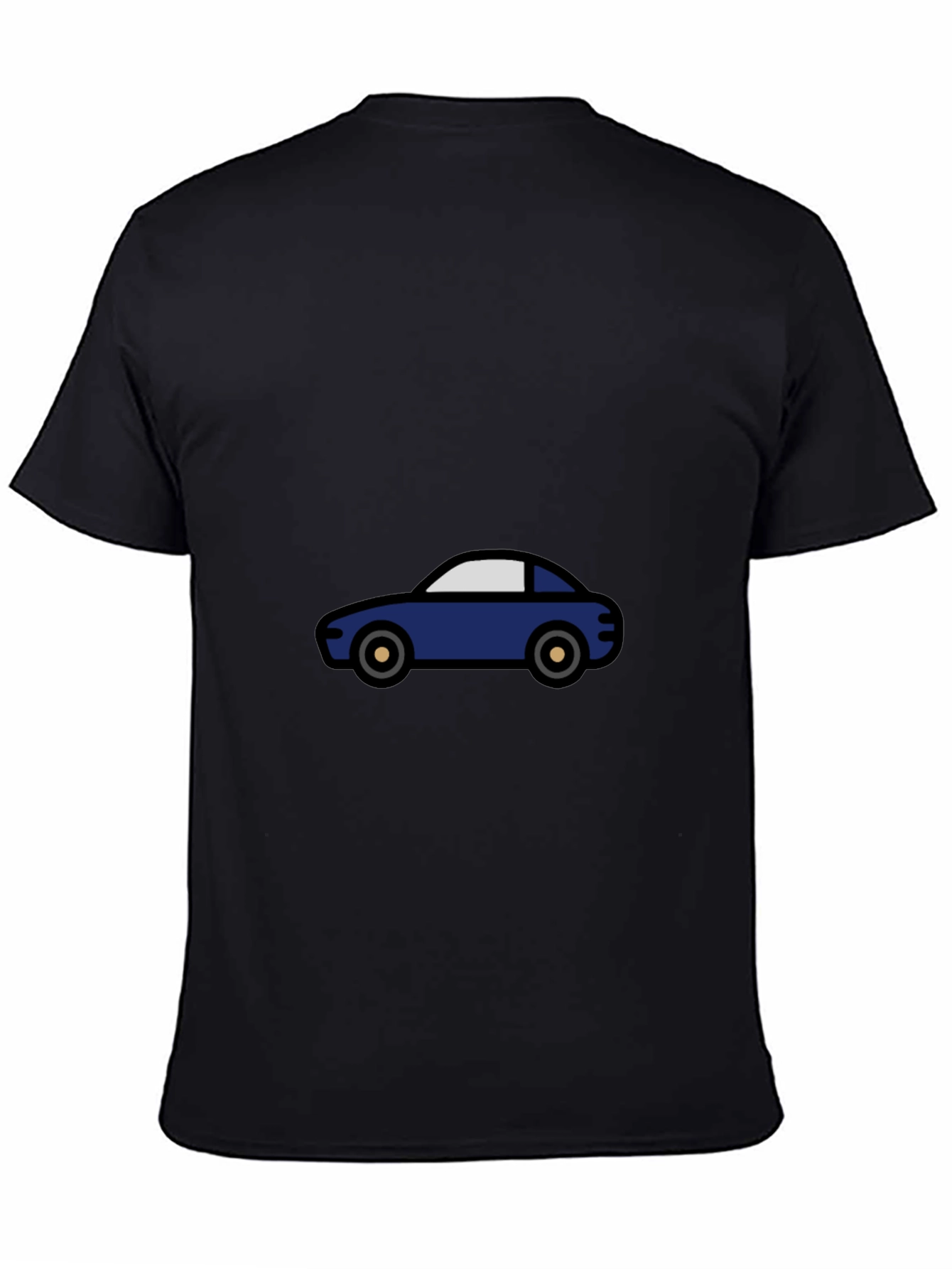 Car Graphic Black T-Shirt