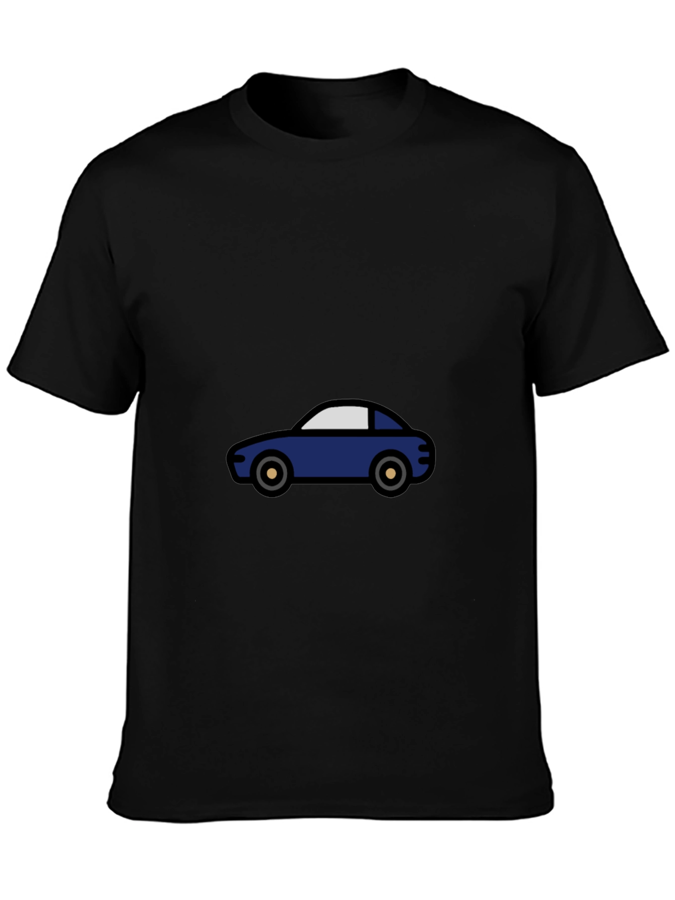Car Graphic Black T-Shirt