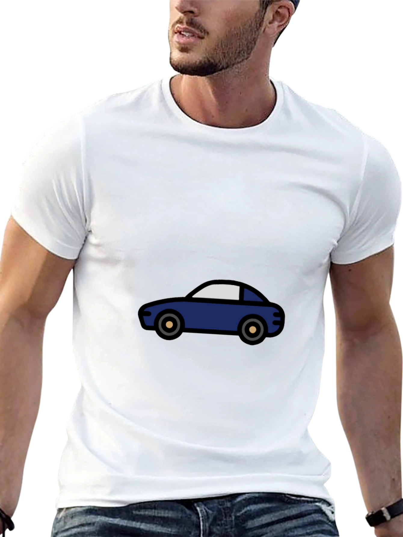 Car Graphic Black T-Shirt