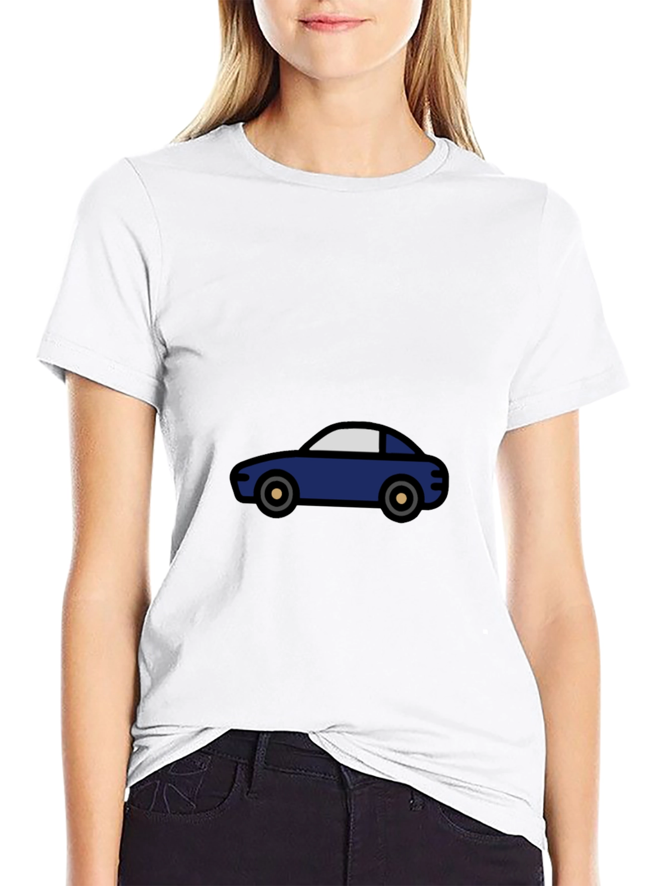 Car Graphic Black T-Shirt