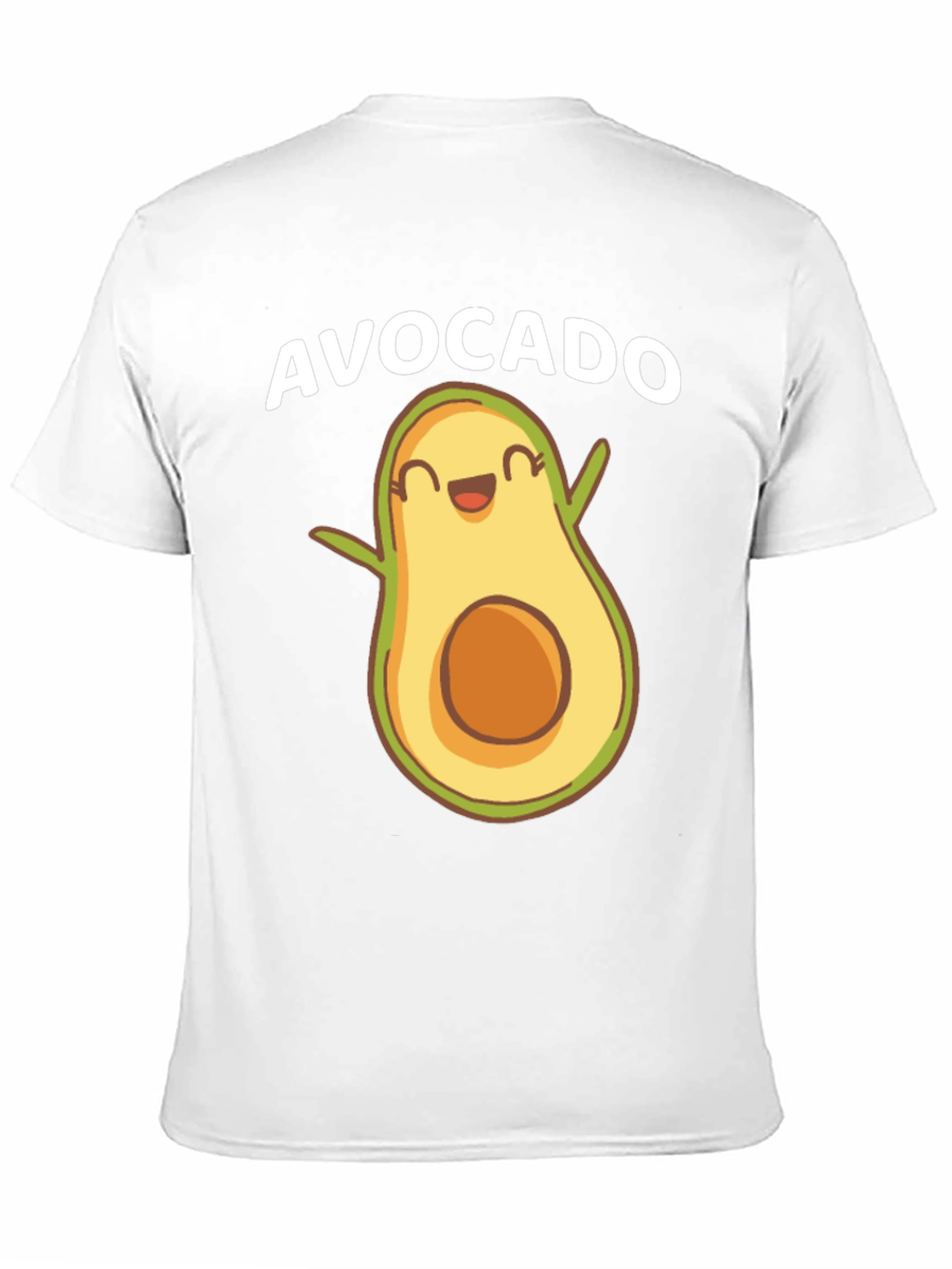 Funny Avocado Graphic Tee - Black