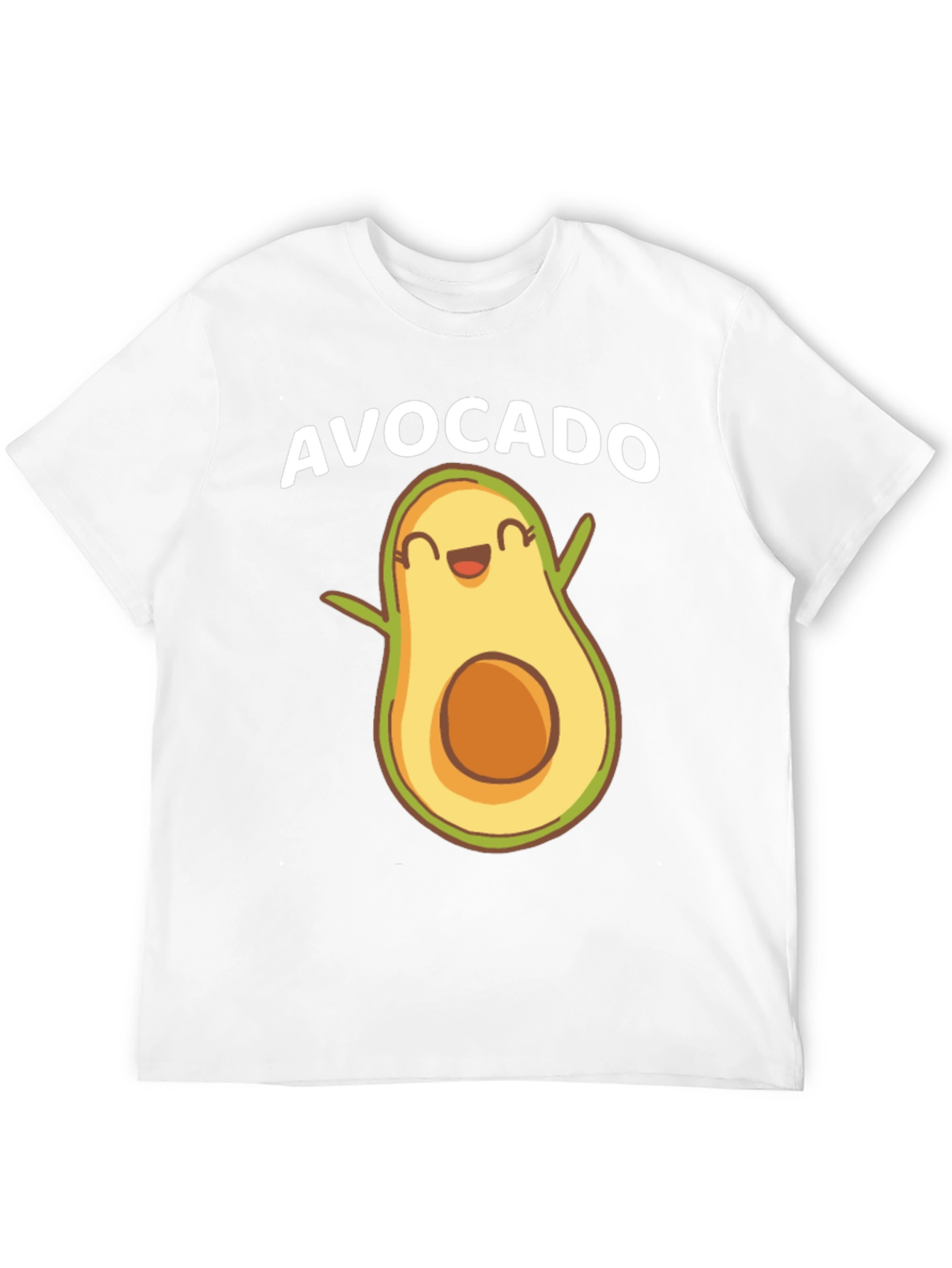 Funny Avocado Graphic Tee - Black