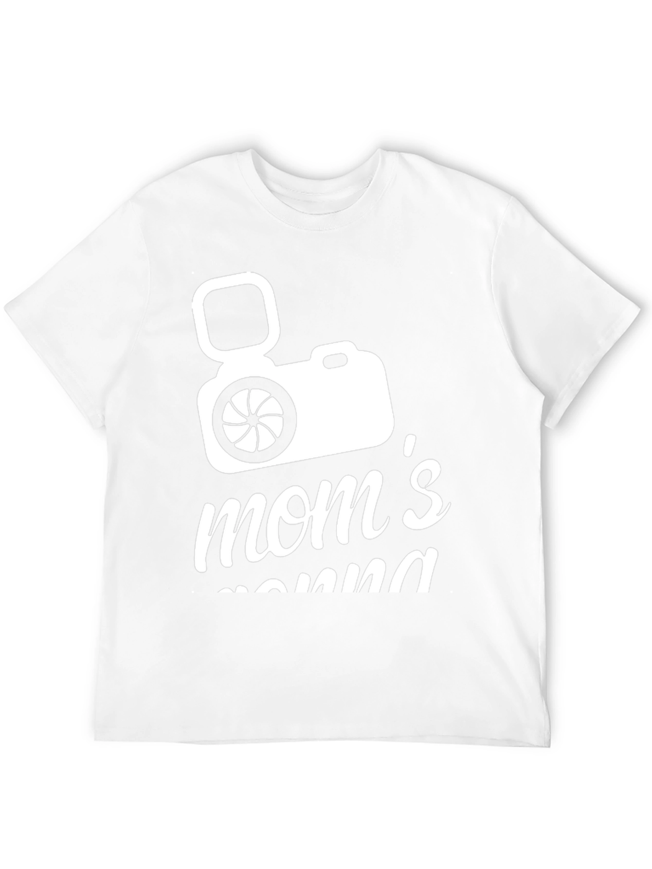 Moms Camera Black T-Shirt
