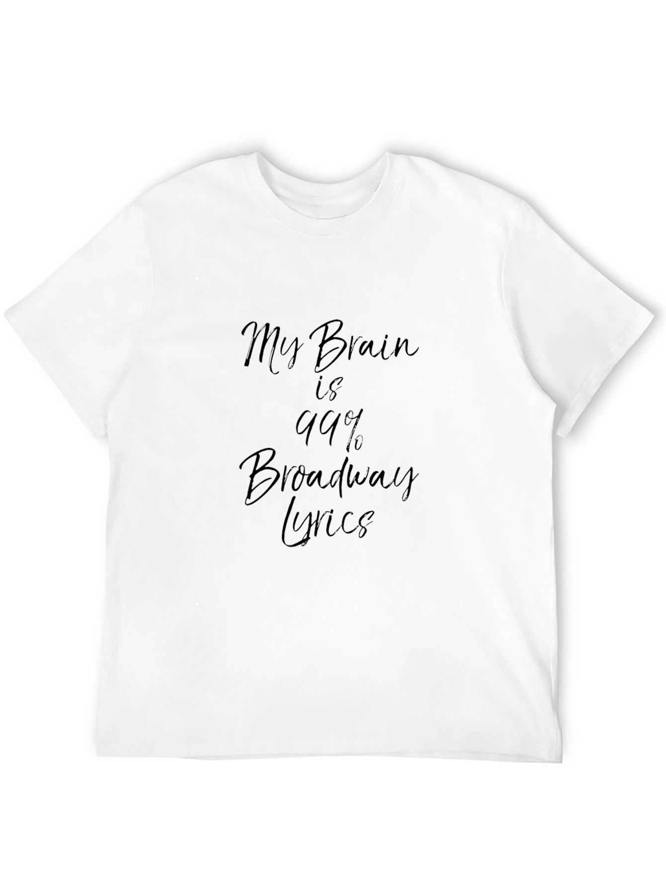 Broadway Lyrics Graphic Tee