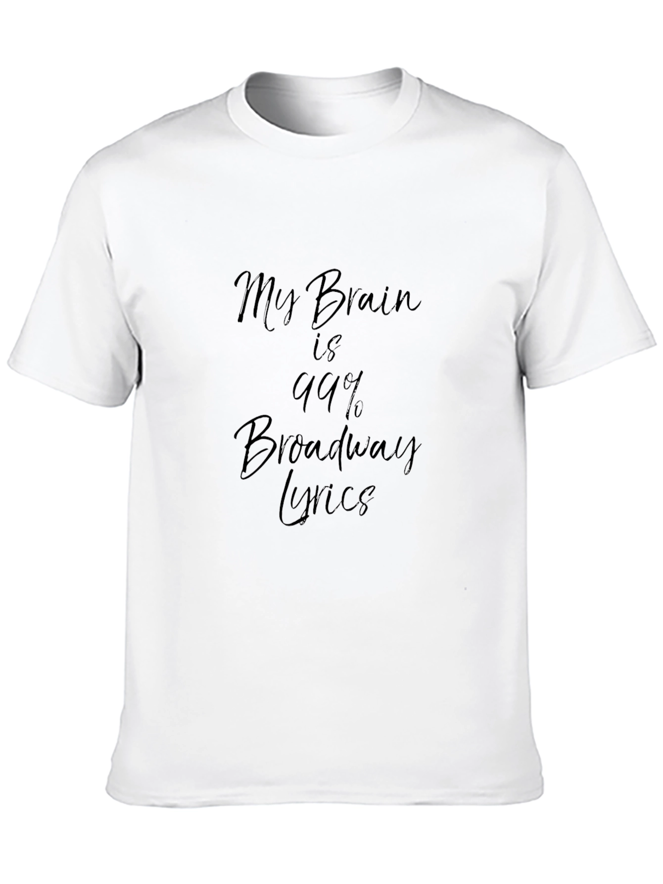 Broadway Lyrics Graphic Tee