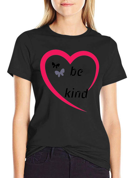 Be Kind Heart T-Shirt - Positive Message Tee