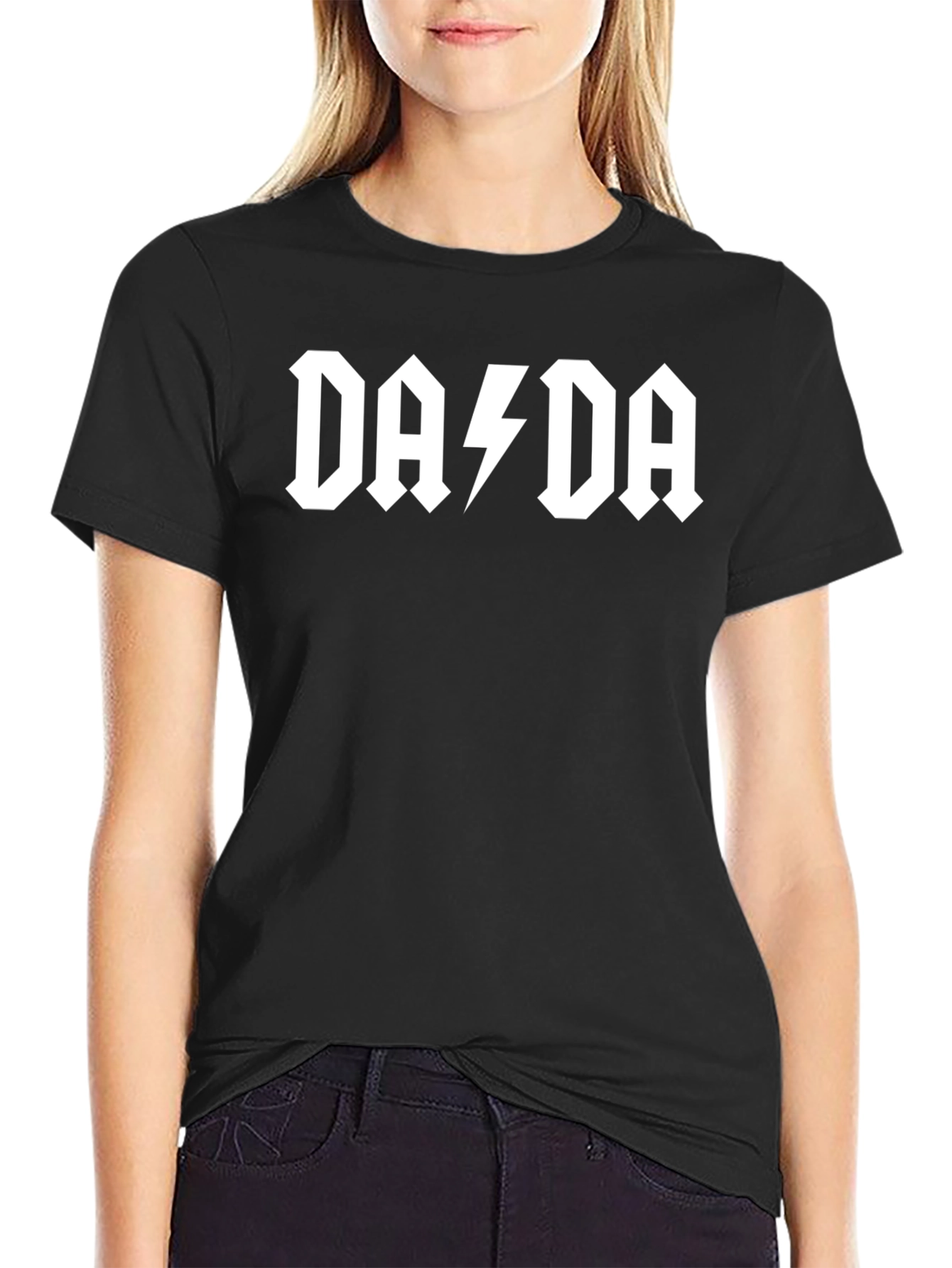 DA/DA Graphic Tee - Black Cotton