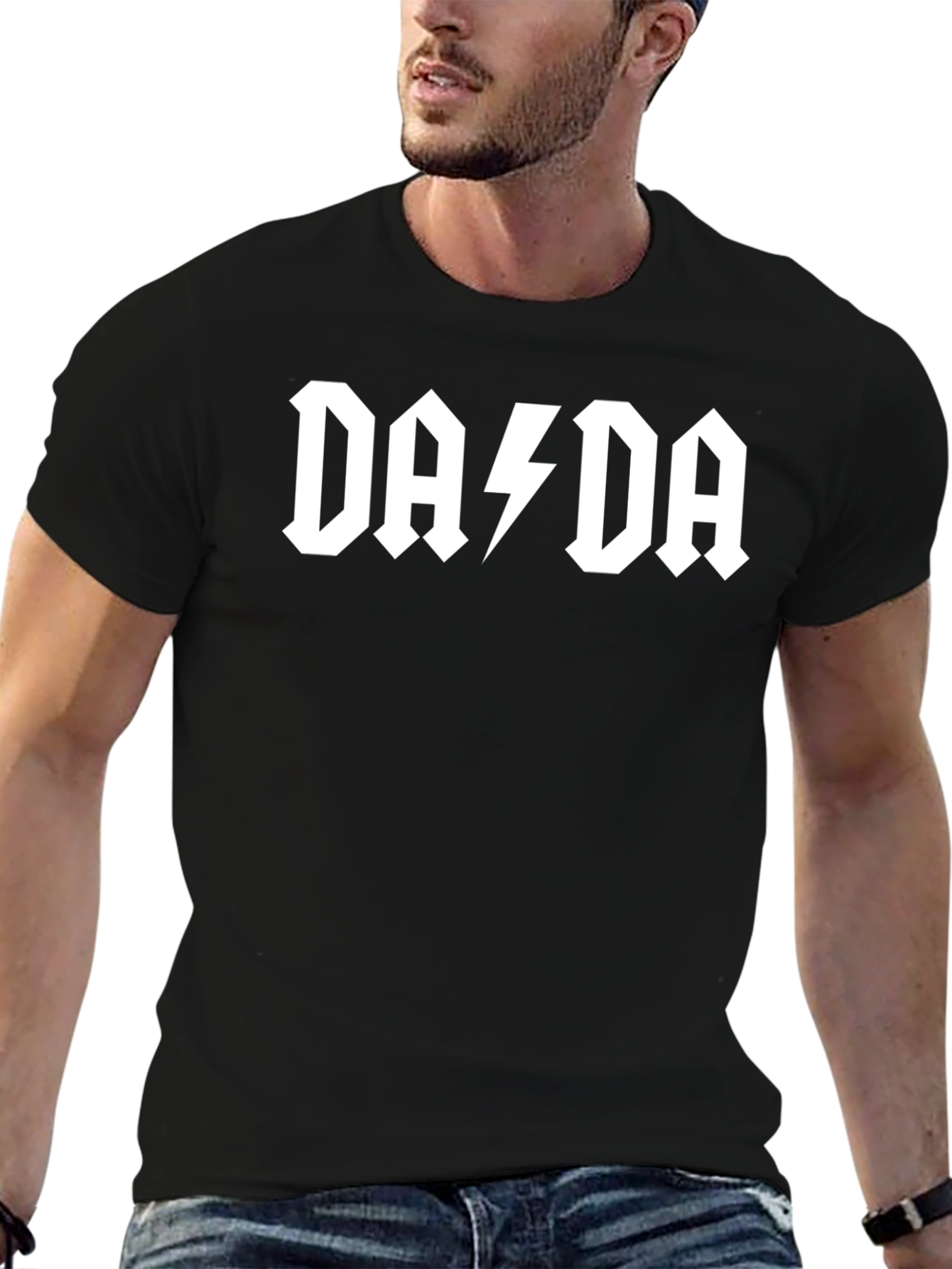 DA/DA Graphic Tee - Black Cotton