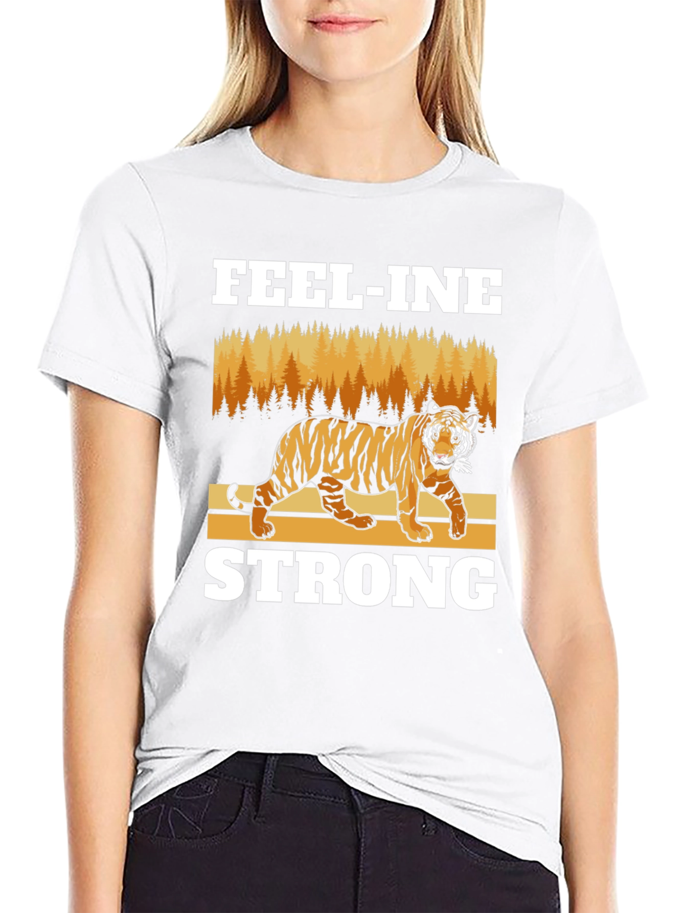 Feel-ine Strong Tiger Graphic Tee