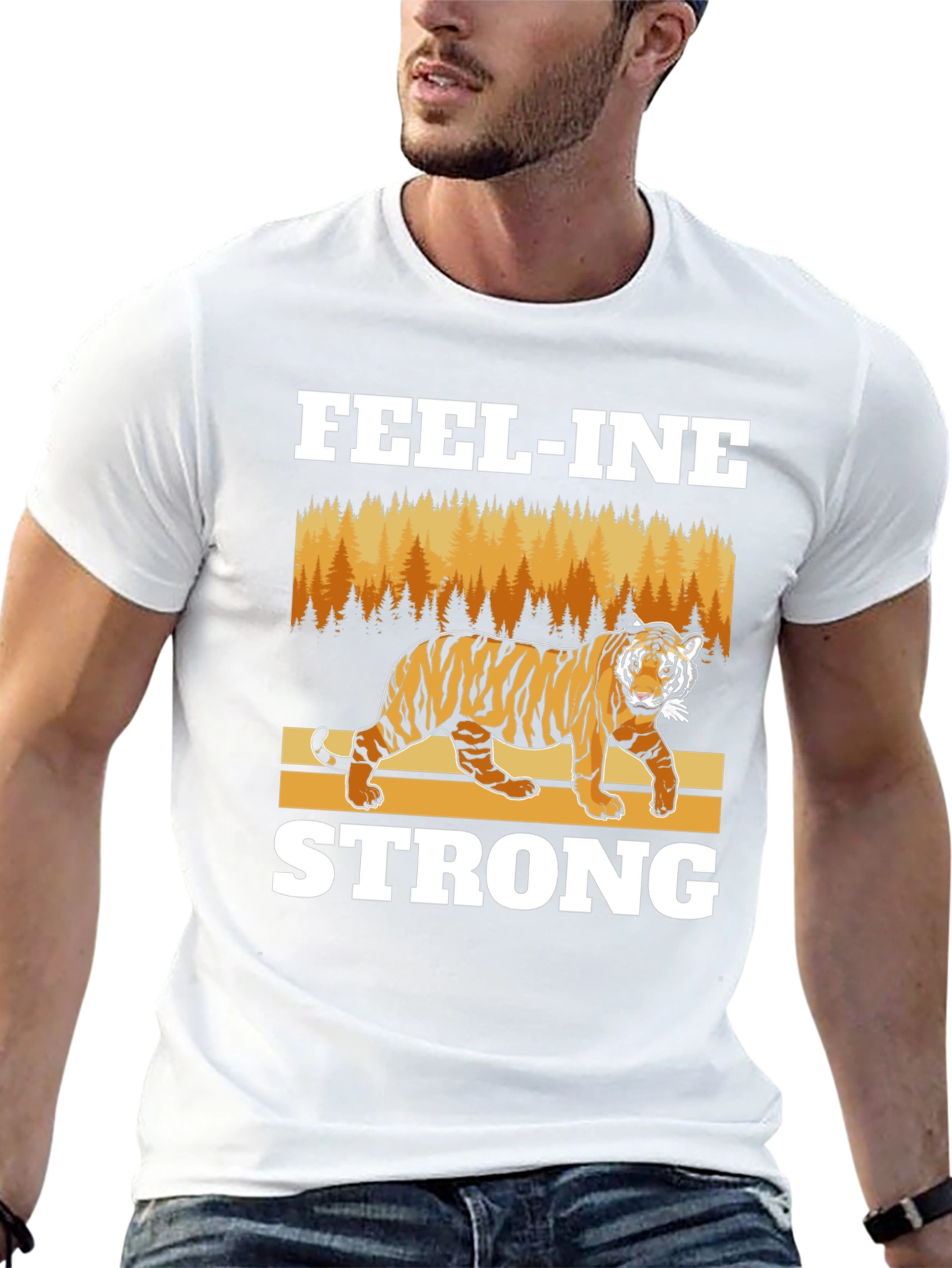 Feel-ine Strong Tiger Graphic Tee