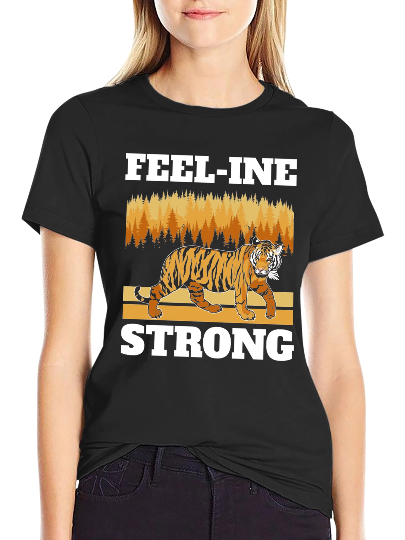 Feel-ine Strong Tiger Graphic Tee