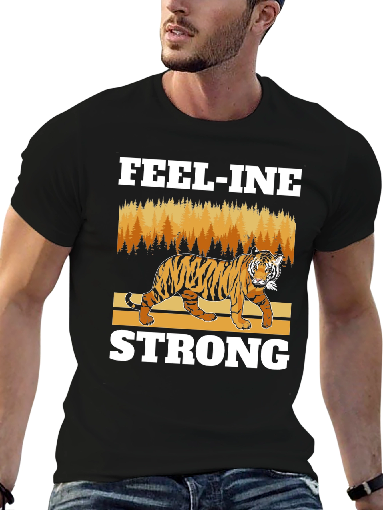Feel-ine Strong Tiger Graphic Tee