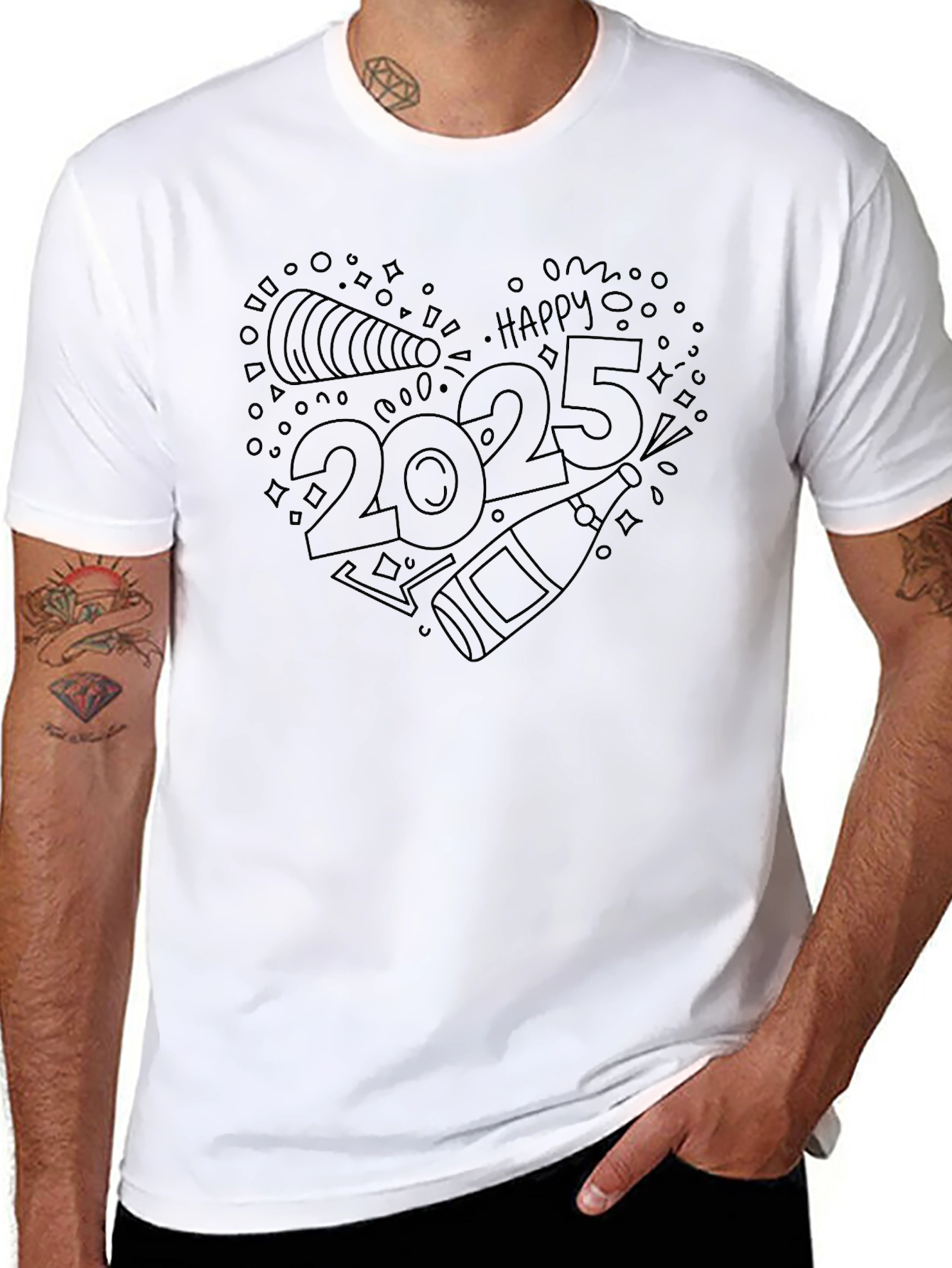 Happy 2025 New Year Celebration T-Shirt