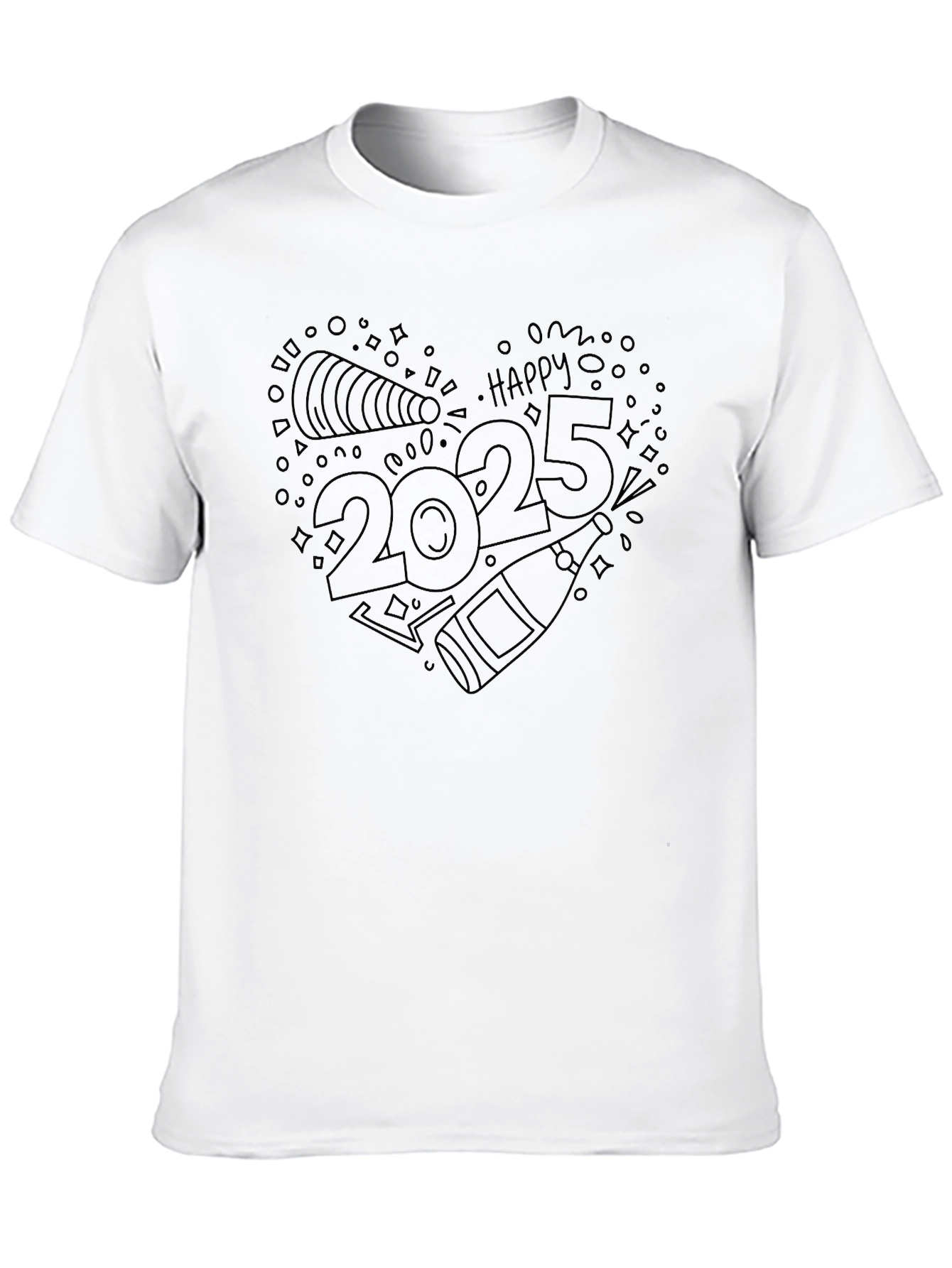 Happy 2025 New Year Celebration T-Shirt