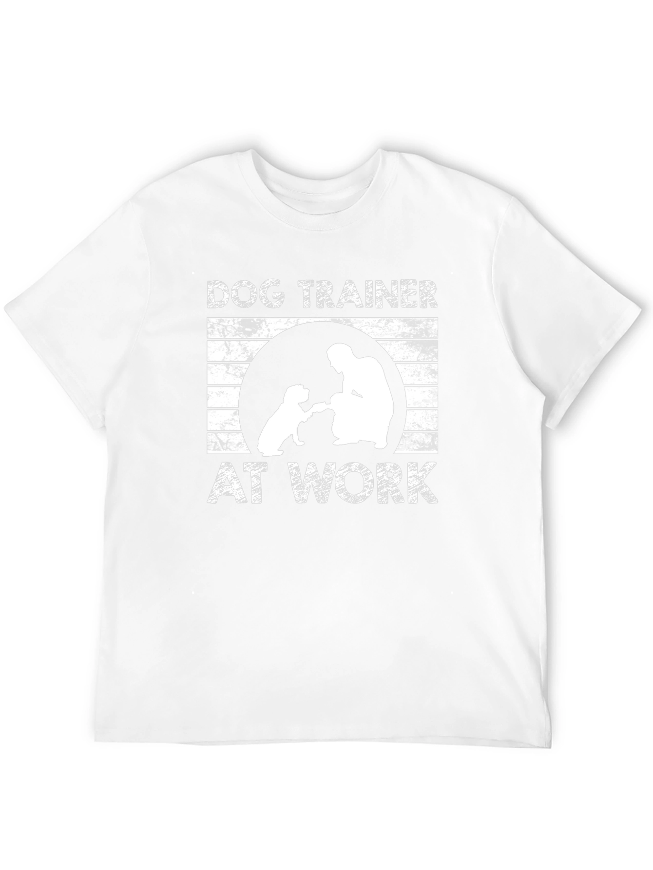 Dog Trainer At Work Black T-Shirt