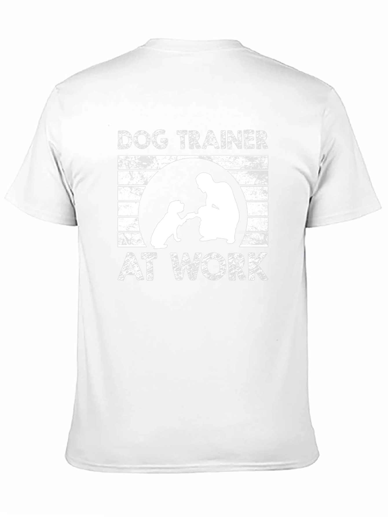 Dog Trainer At Work Black T-Shirt