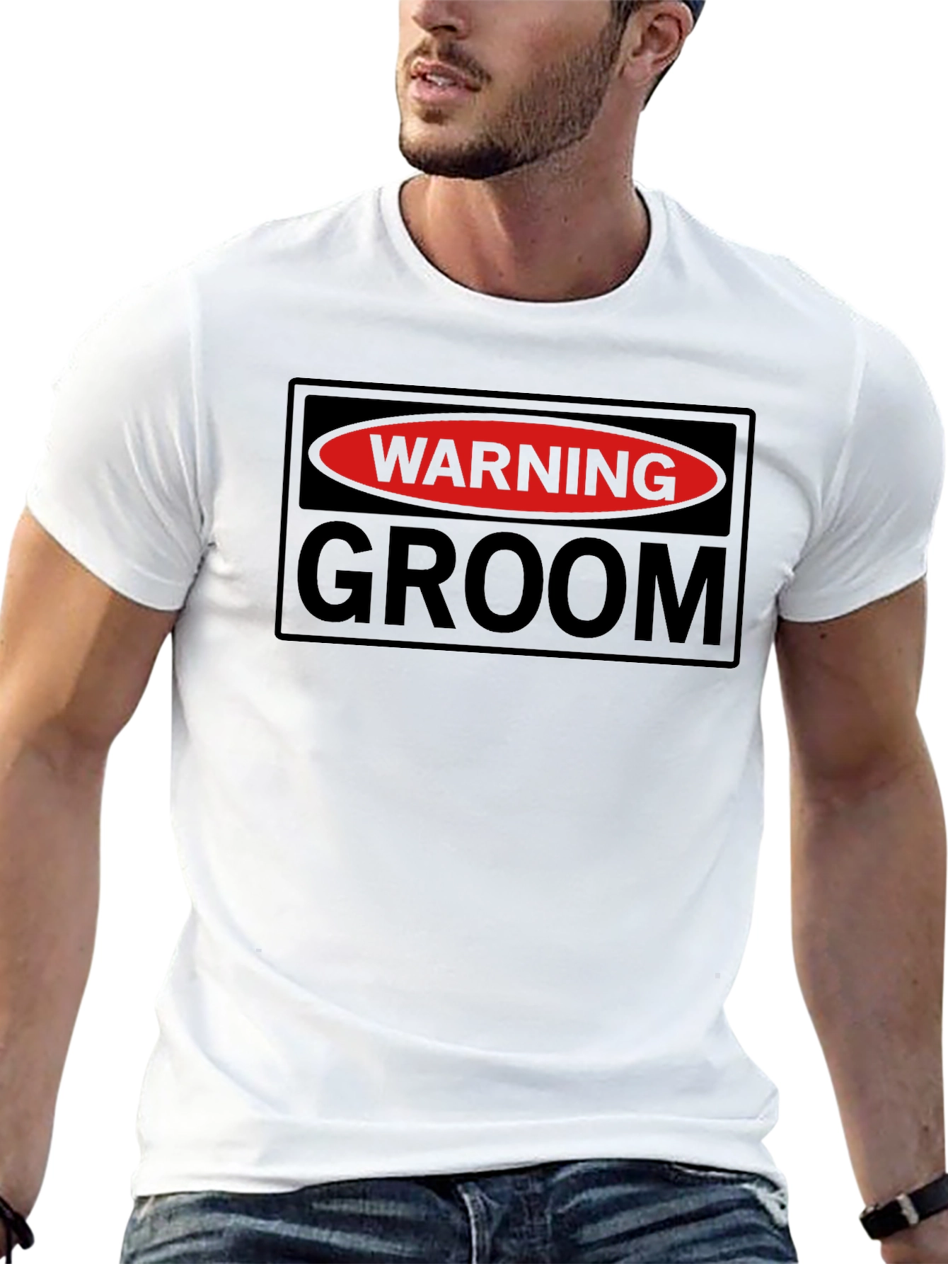 Warning Groom T-Shirt - Bachelor Party Tee