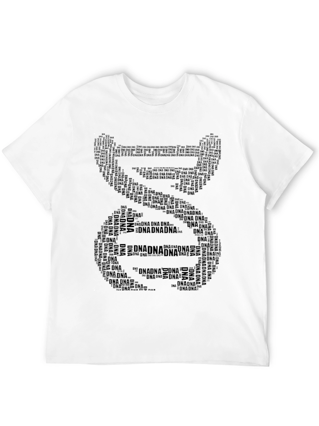 DNA Word Art Graphic T-Shirt