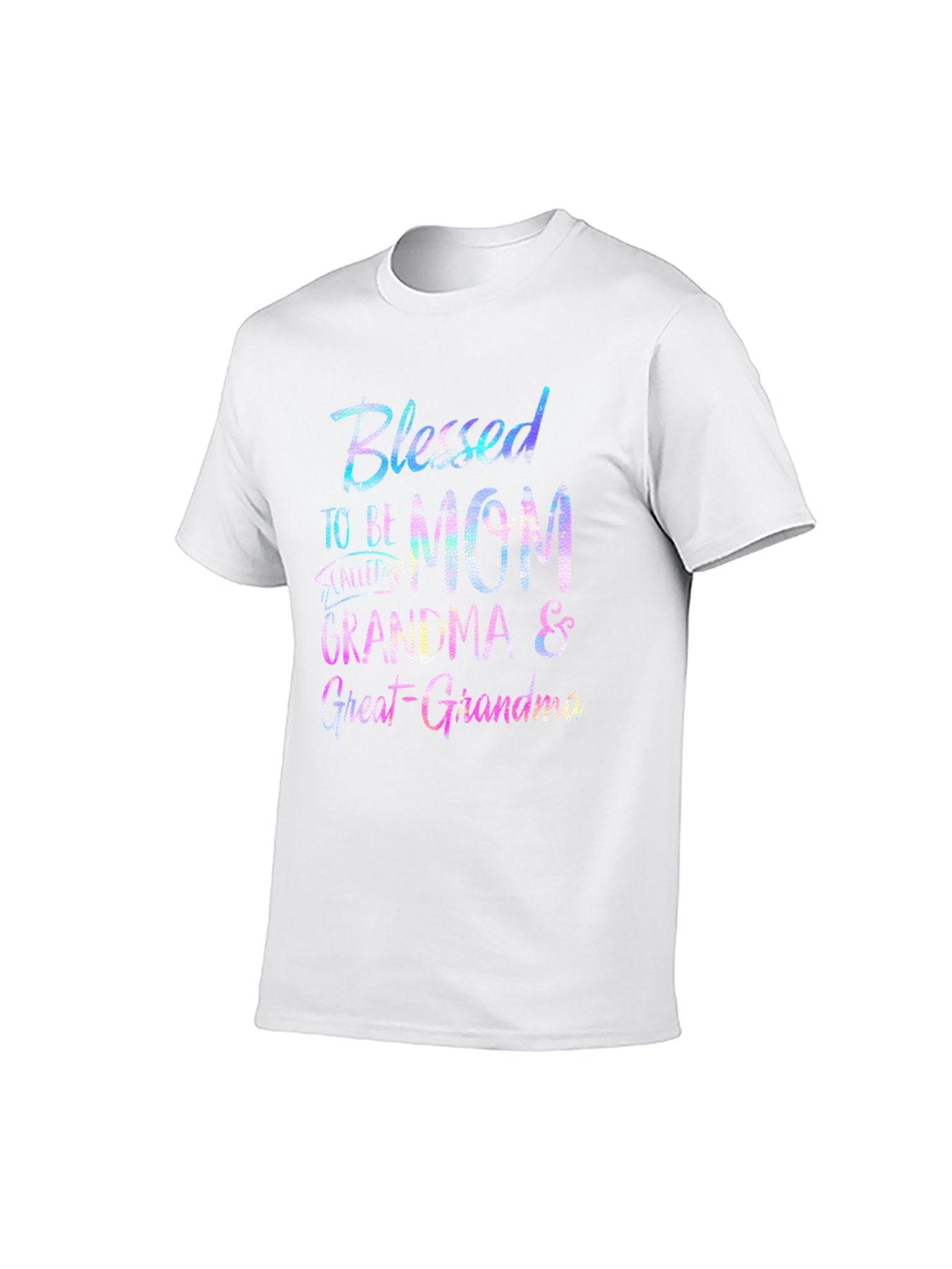 Blessed Multigenerational Mom Grandma Great-Grandma 100% Cotton T-Shirt - Unisex Versatile Family Pride TeeT584490