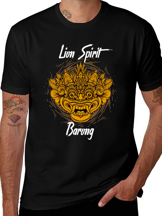 Lion Spirit Barong T-Shirt - Unique Graphic Tee