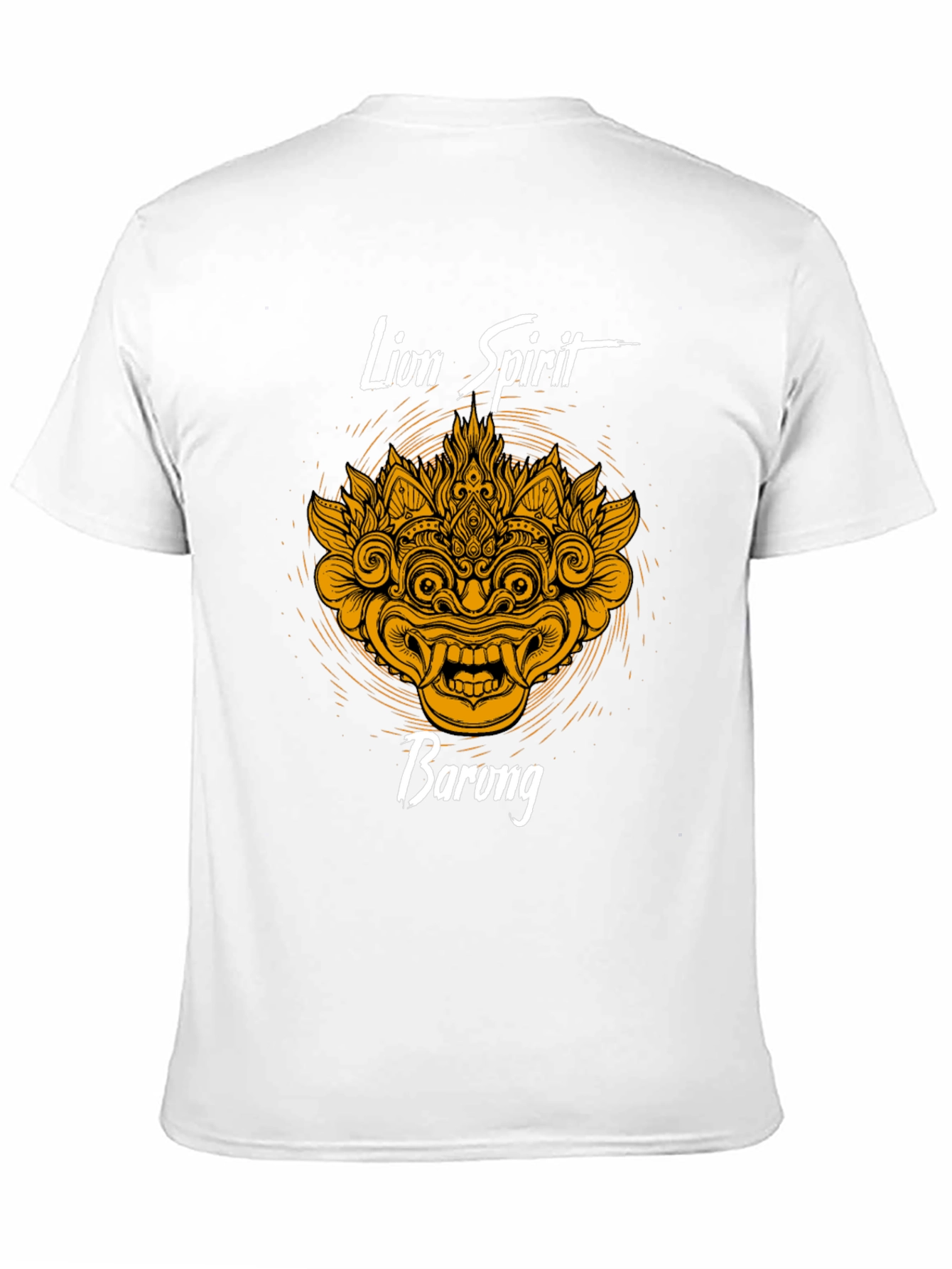 Lion Spirit Barong T-Shirt - Unique Graphic Tee
