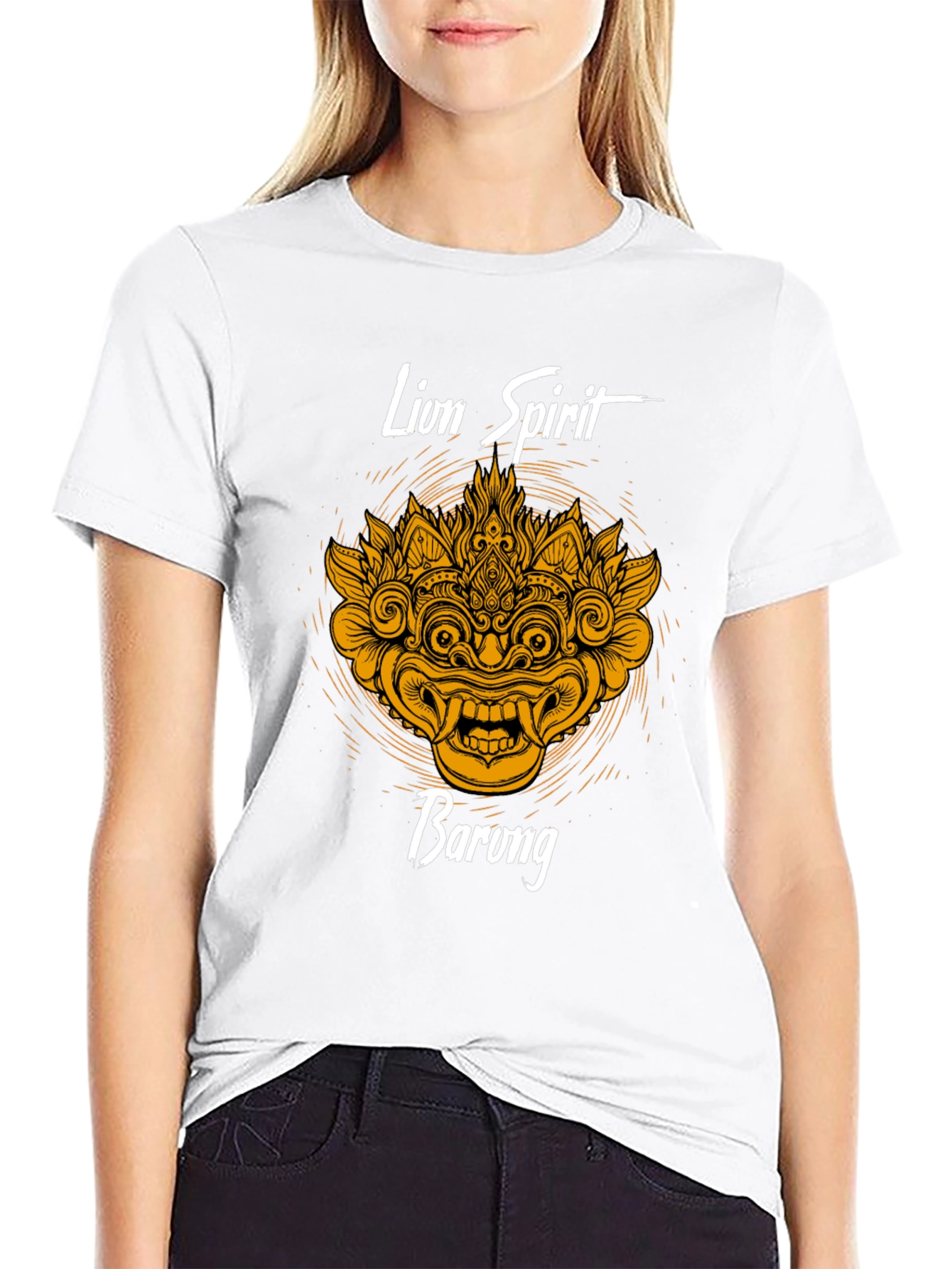 Lion Spirit Barong T-Shirt - Unique Graphic Tee