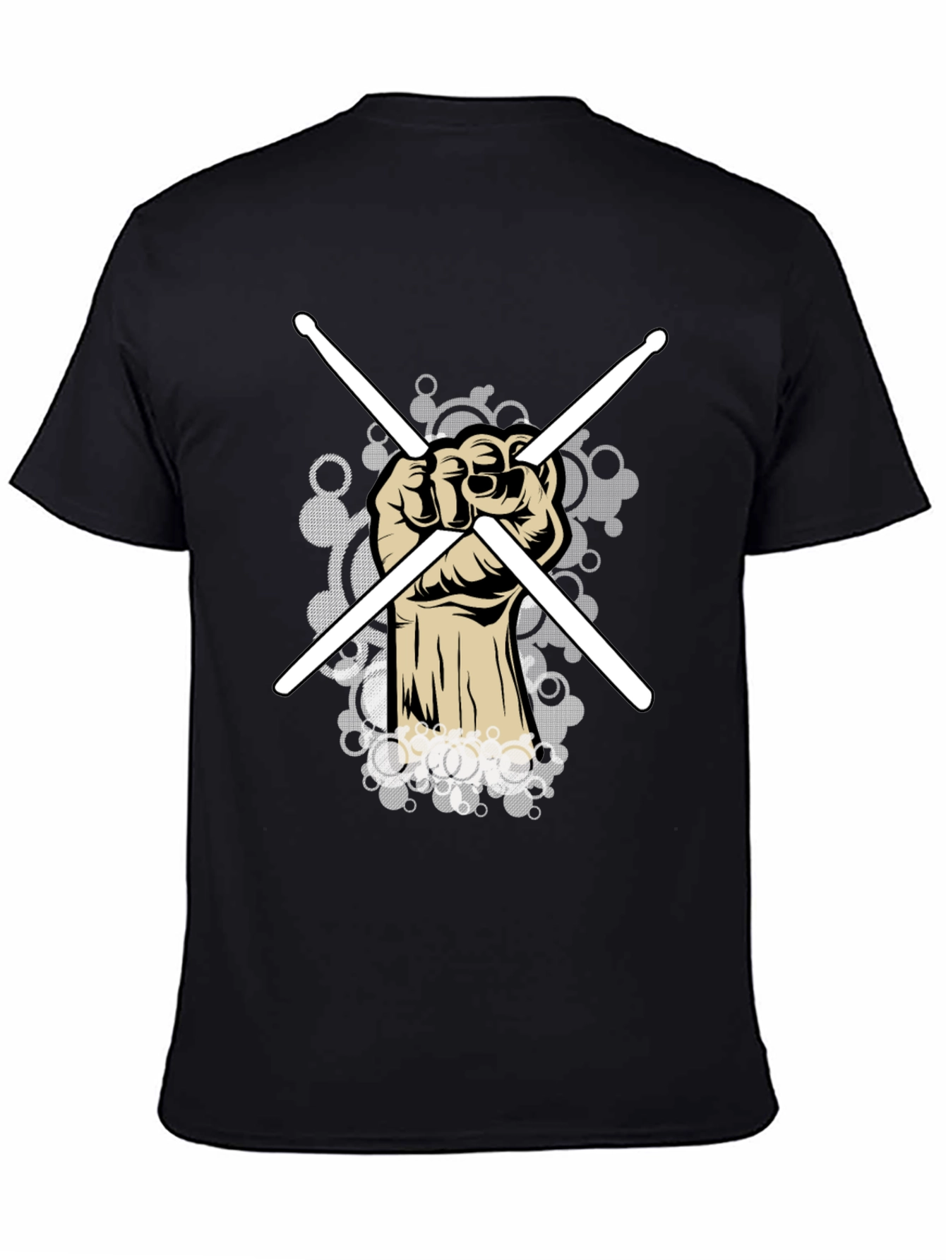 Drummer Fist T-Shirt - Music Lover Tee