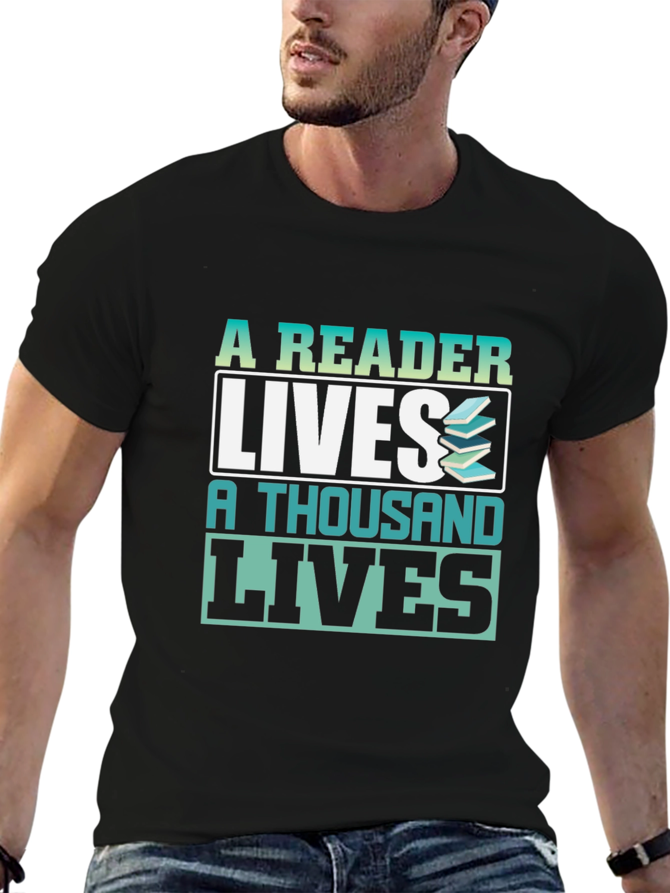 A Reader Lives a Thousand Lives Graphic T-Shirt