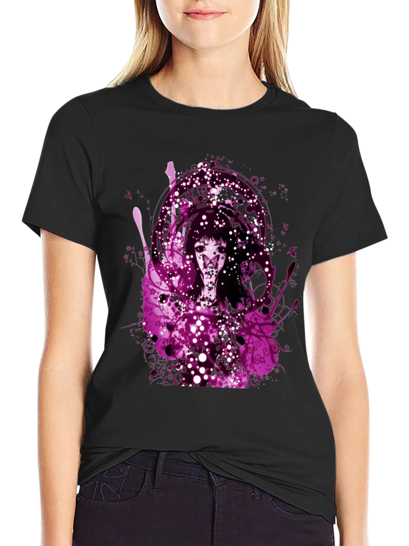 Gothic Art T-Shirt - Mens Black Tee