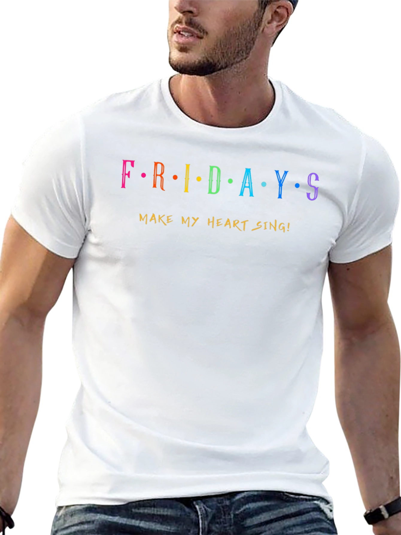 Fridays Make My Heart Sing! Graphic T-Shirt