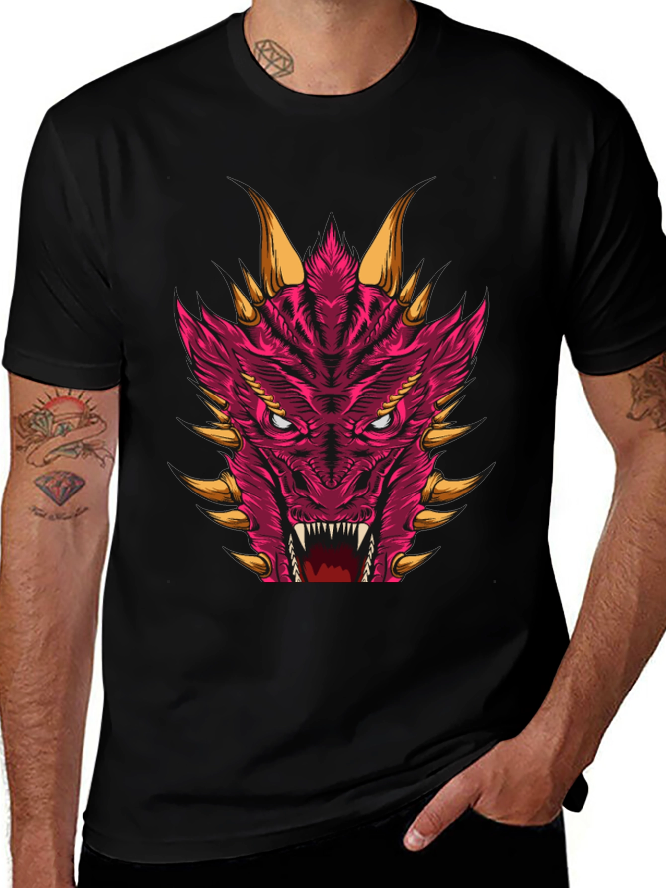Dragon Graphic Tee - Fierce & Bold Design