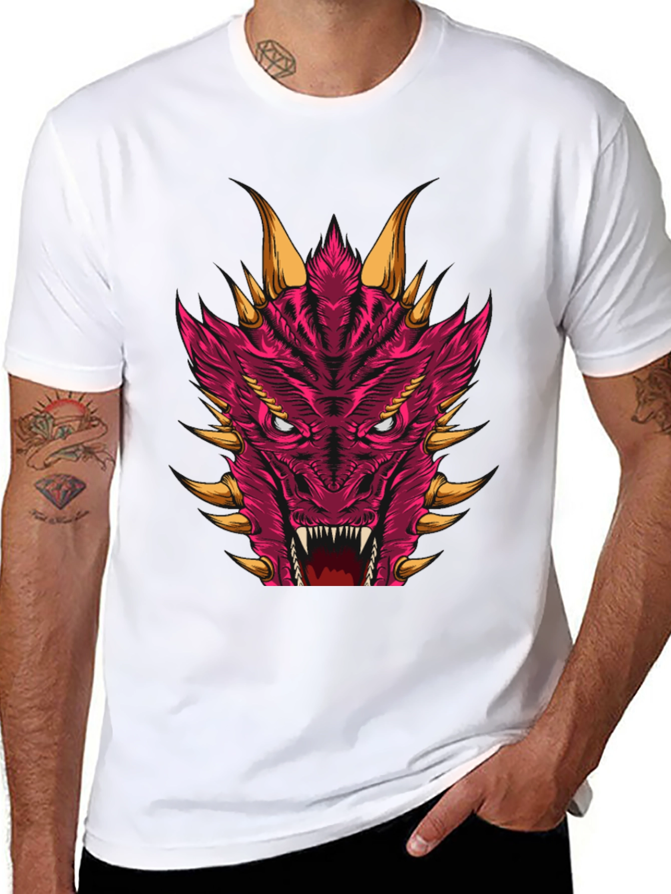 Dragon Graphic Tee - Fierce & Bold Design