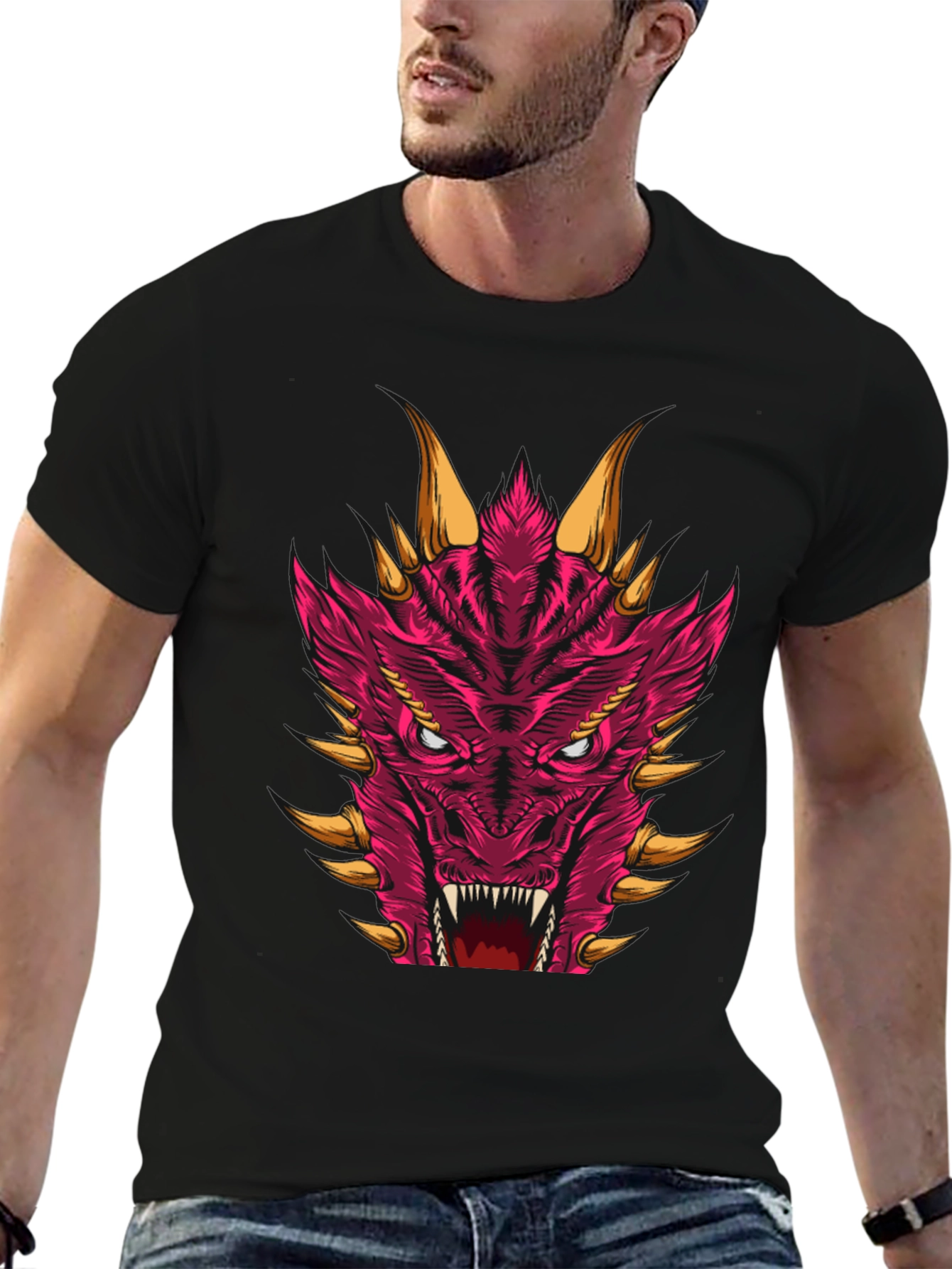 Dragon Graphic Tee - Fierce & Bold Design