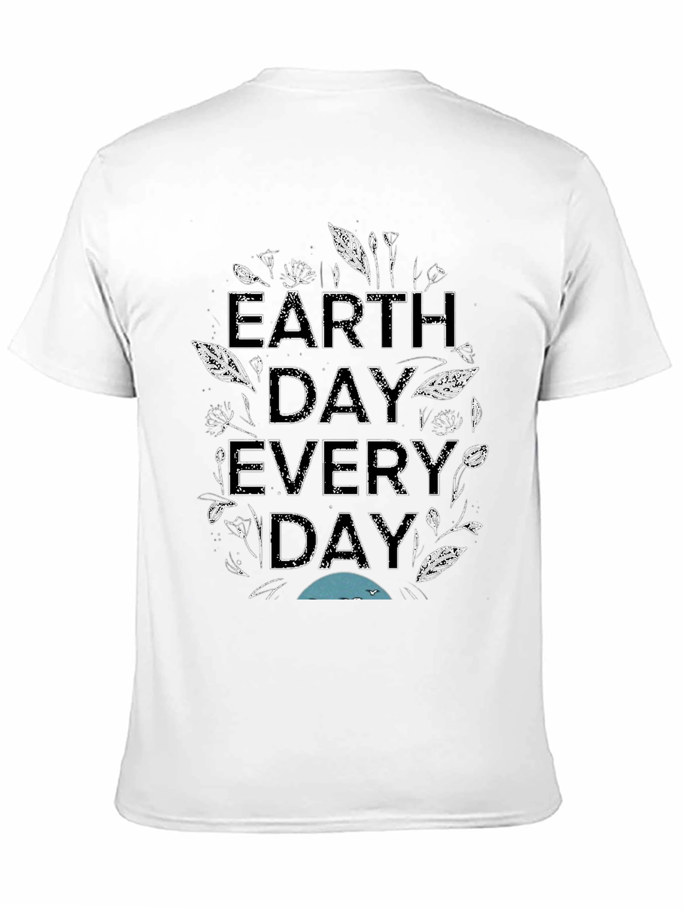 Earth Day Every Day Graphic Tee - Black