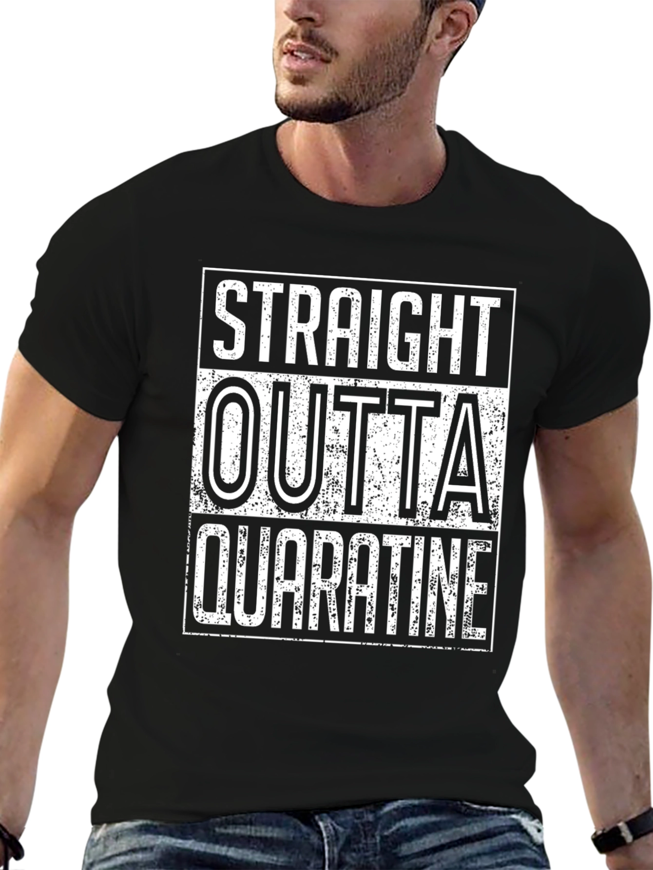Straight Outta Quarantine Graphic Tee