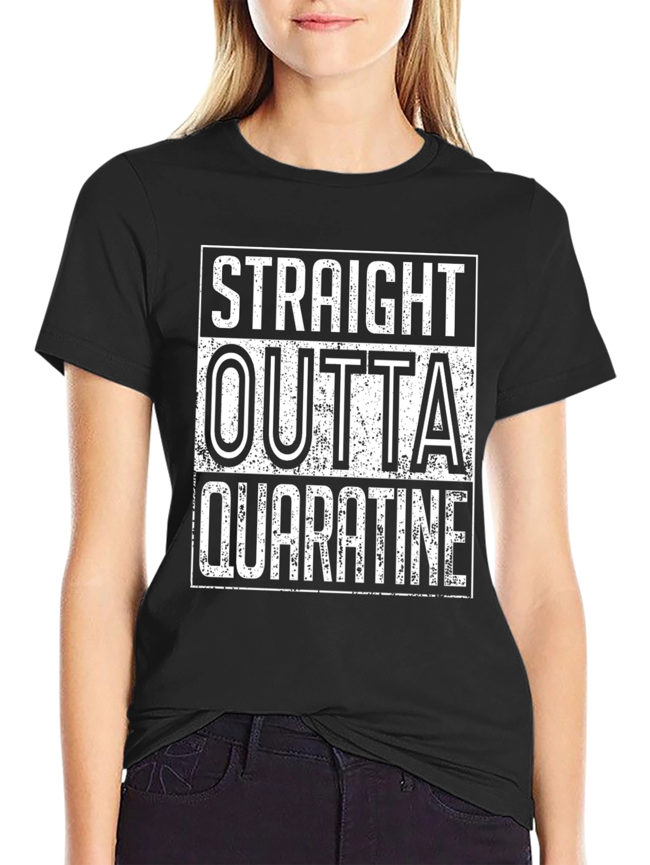 Straight Outta Quarantine Graphic Tee