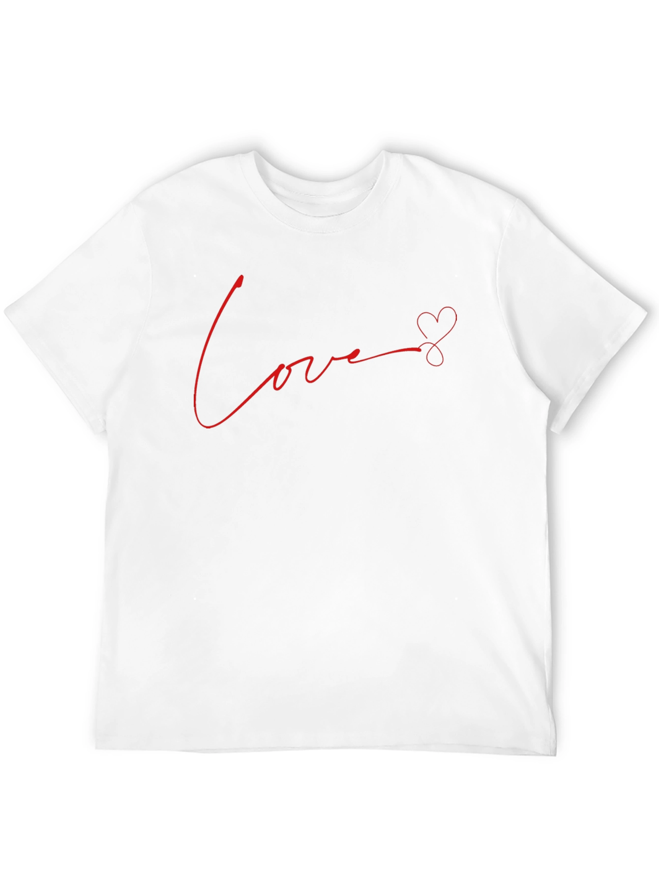 Love Heart Graphic Tee - Black T-Shirt