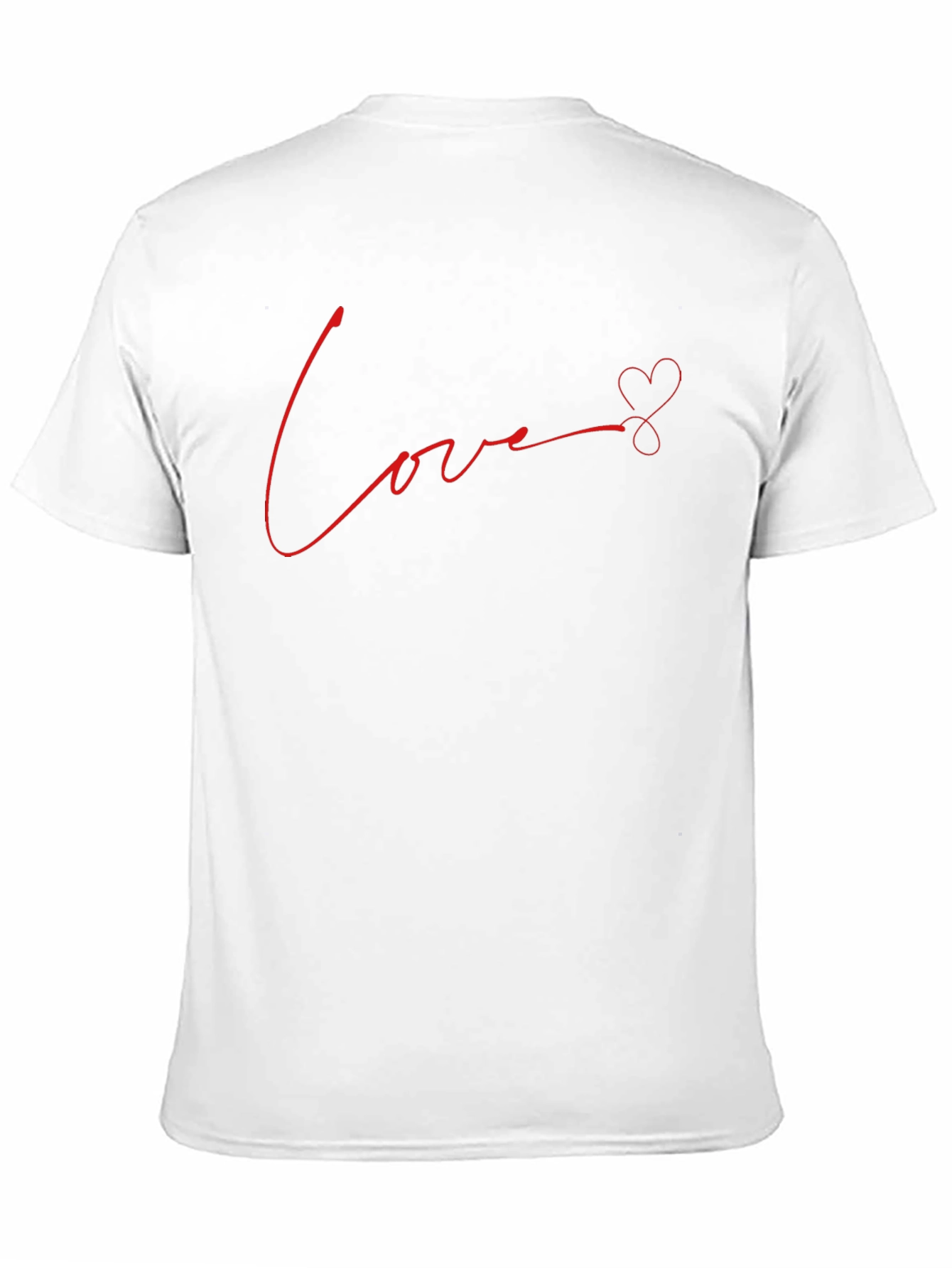 Love Heart Graphic Tee - Black T-Shirt