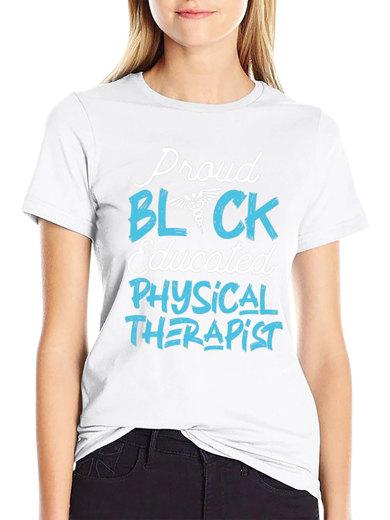 Proud Black Educated Physical Therapist T-Shirt