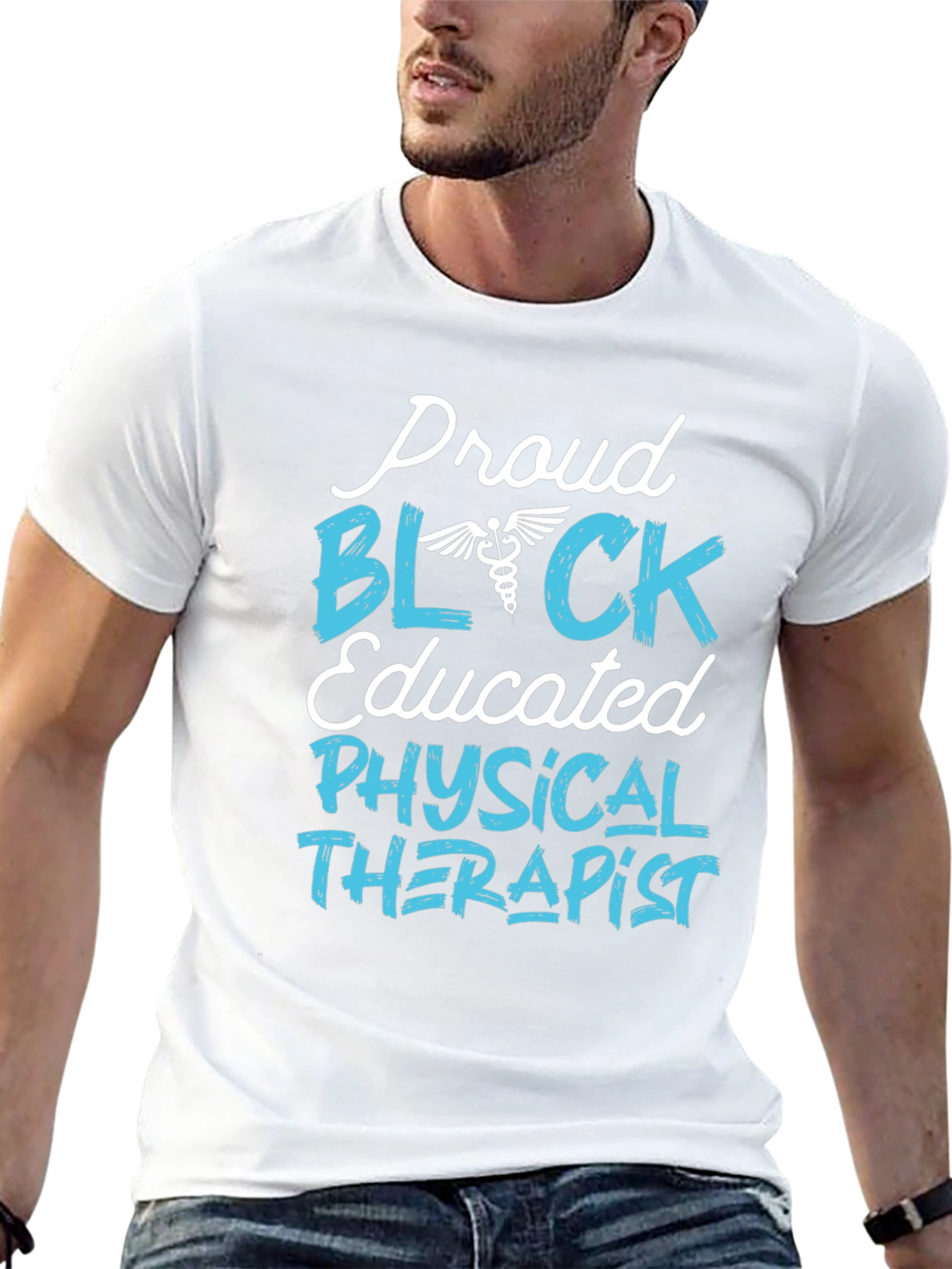Proud Black Educated Physical Therapist T-Shirt