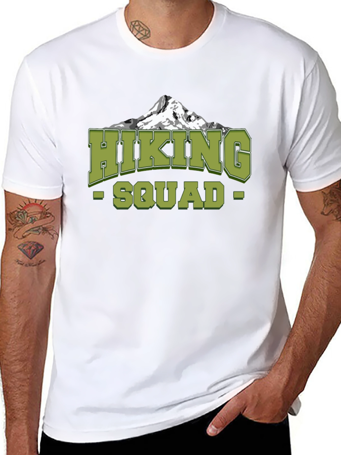 Hiking Squad Mountain Graphic T-Shirt