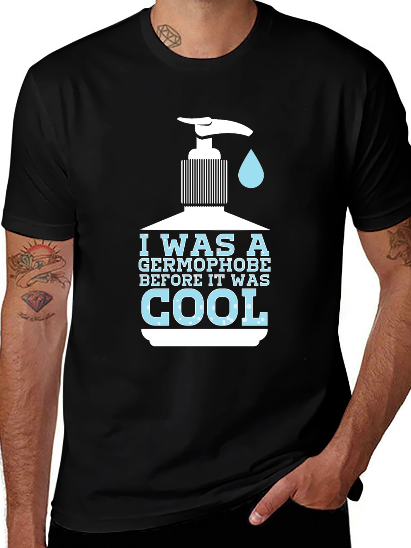 Germophobe Before It Was Cool Graphic T-Shirt