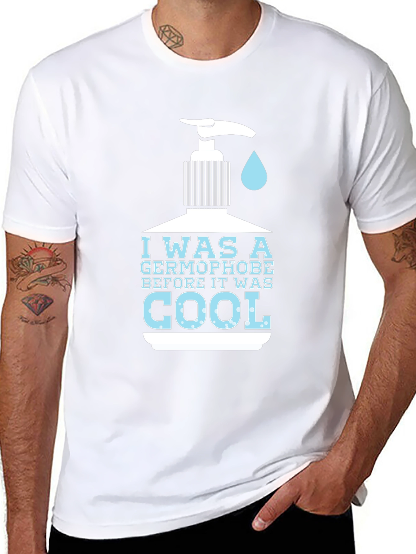 Germophobe Before It Was Cool Graphic T-Shirt